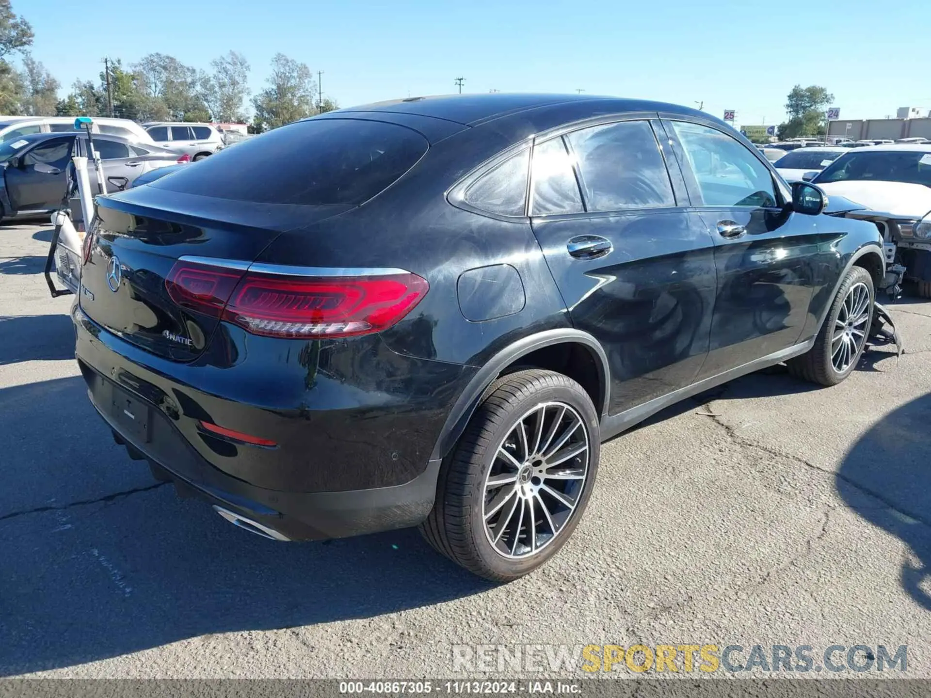 4 fotografías del automóvil dañado W1N0J8EB4PG136373 MERCEDES-BENZ GLC 300 2023