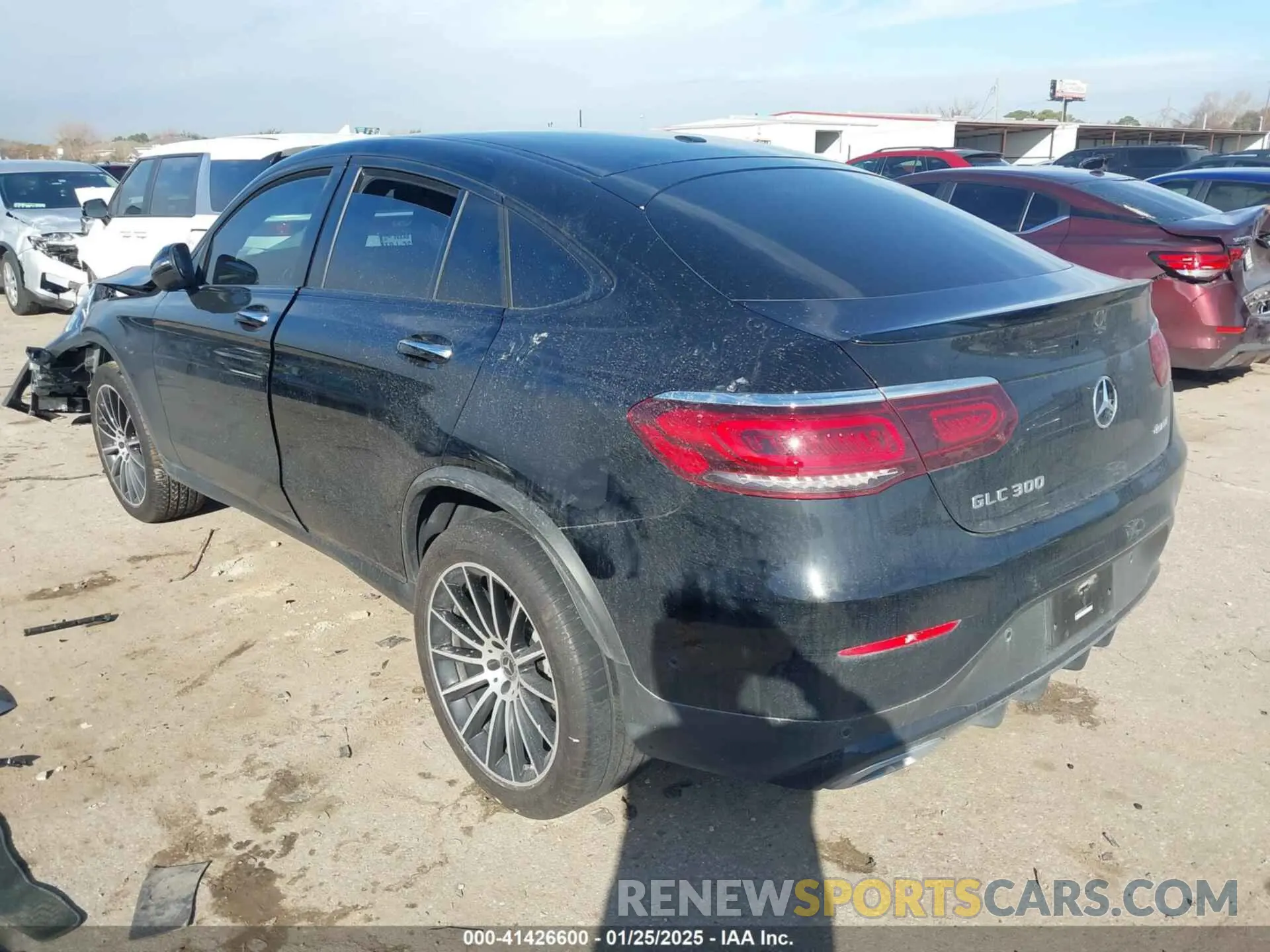 3 fotografías del automóvil dañado W1N0J8EB5PG144370 MERCEDES-BENZ GLC 300 2023
