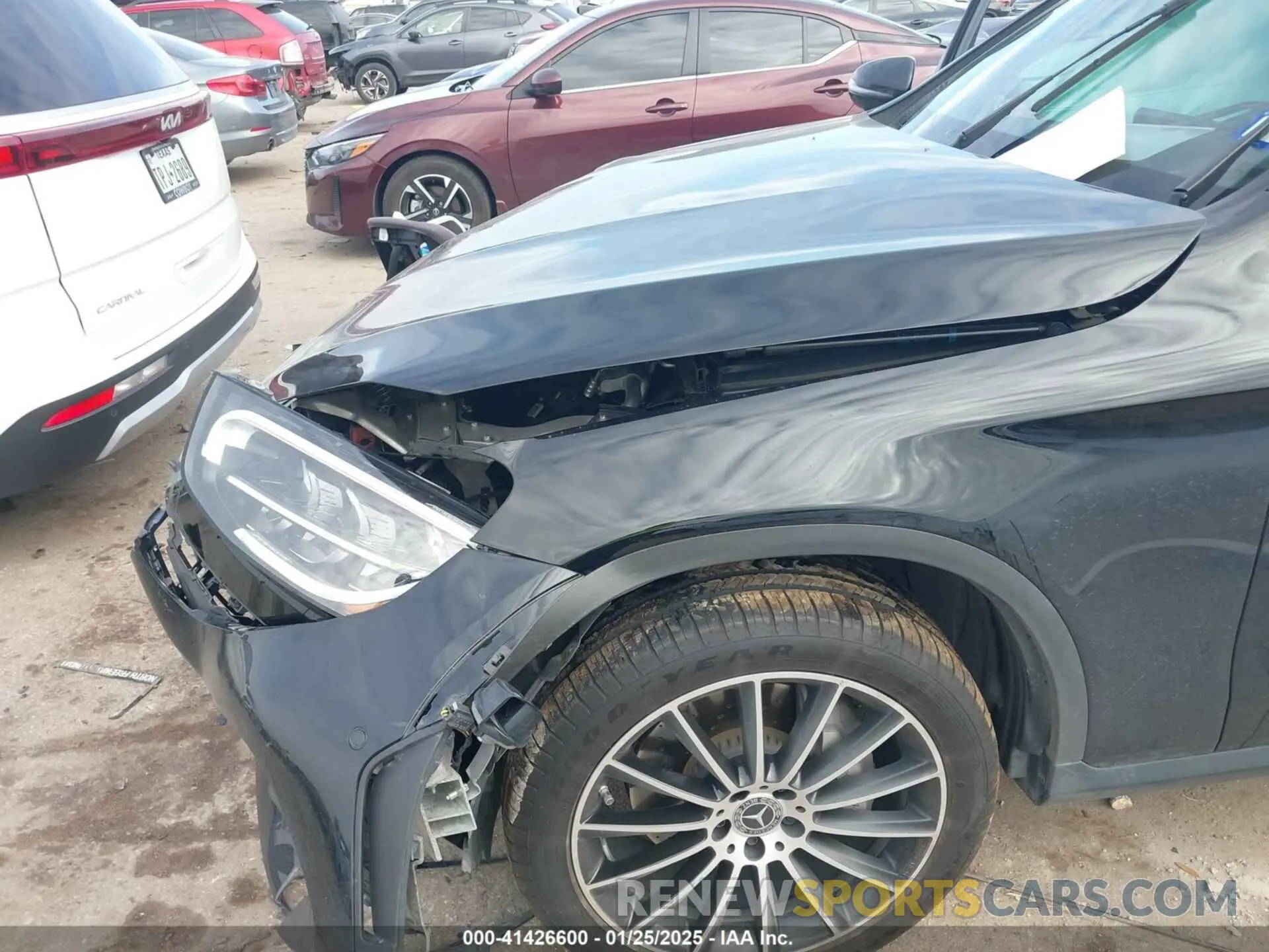 6 fotografías del automóvil dañado W1N0J8EB5PG144370 MERCEDES-BENZ GLC 300 2023