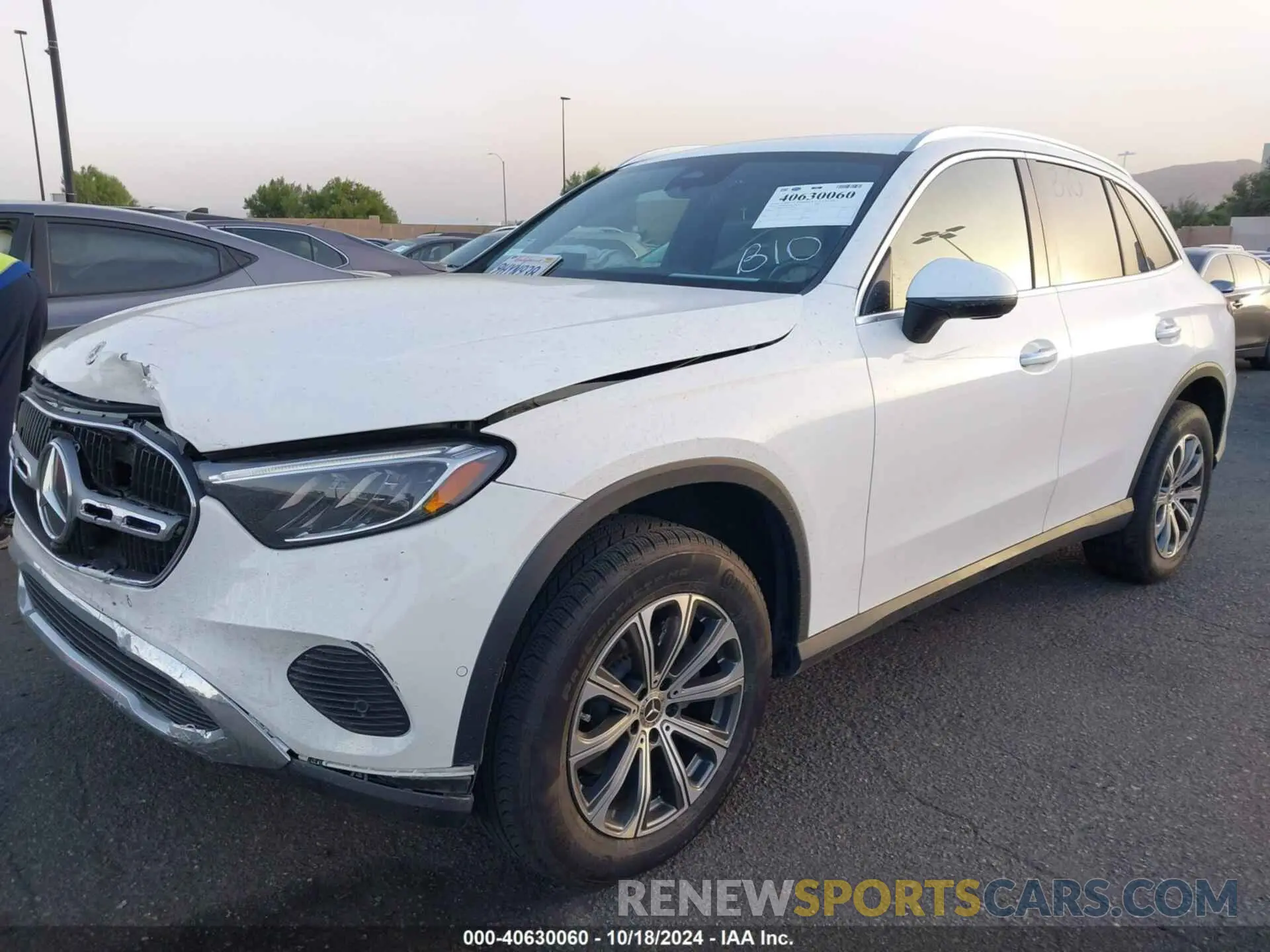 2 fotografías del automóvil dañado W1NKM4GB6PU032958 MERCEDES-BENZ GLC 300 2023