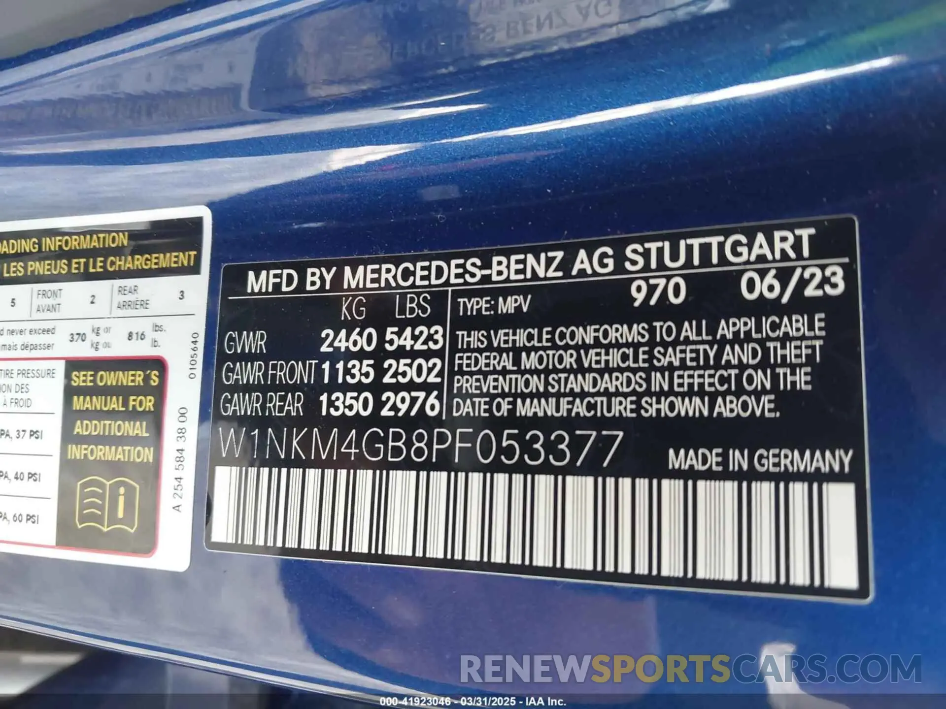 9 fotografías del automóvil dañado W1NKM4GB8PF053377 MERCEDES-BENZ GLC 300 2023