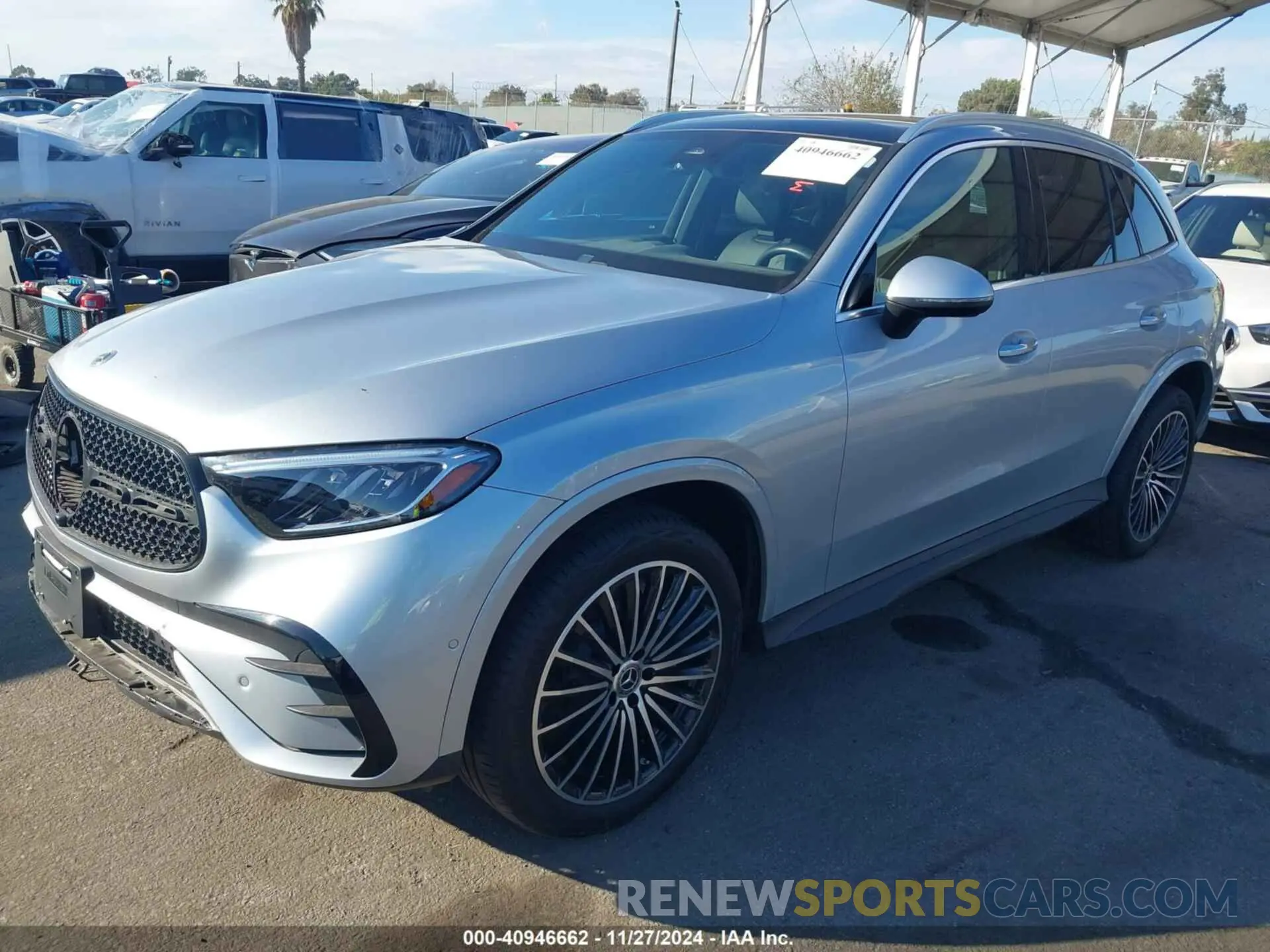2 fotografías del automóvil dañado W1NKM4GB9PF040511 MERCEDES-BENZ GLC 300 2023