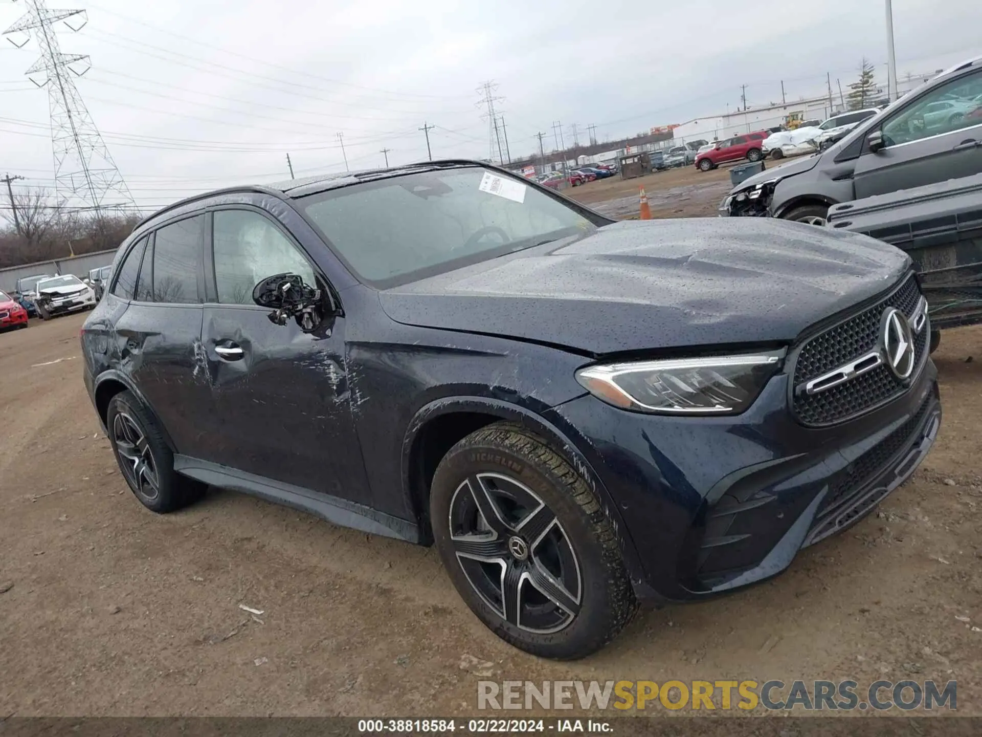 1 fotografías del automóvil dañado W1NKM4HB1PF024298 MERCEDES-BENZ GLC 300 2023