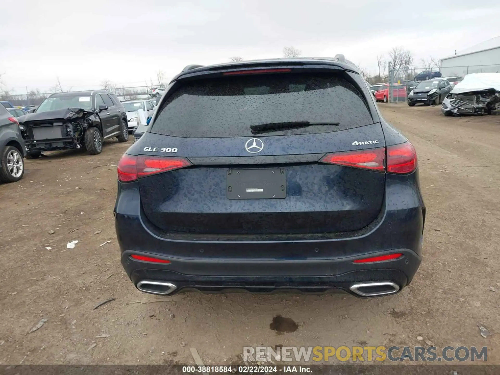 16 fotografías del automóvil dañado W1NKM4HB1PF024298 MERCEDES-BENZ GLC 300 2023
