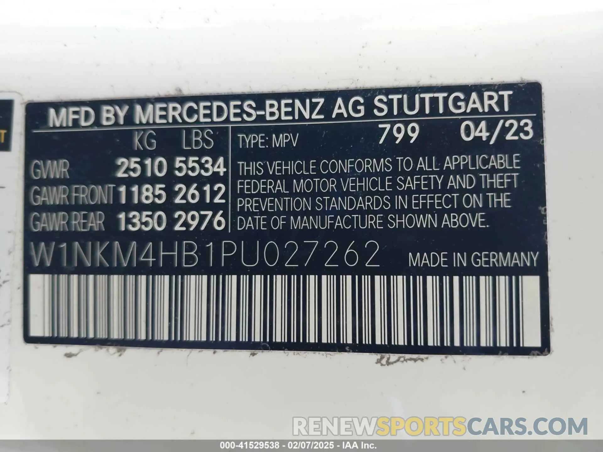 9 fotografías del automóvil dañado W1NKM4HB1PU027262 MERCEDES-BENZ GLC 300 2023