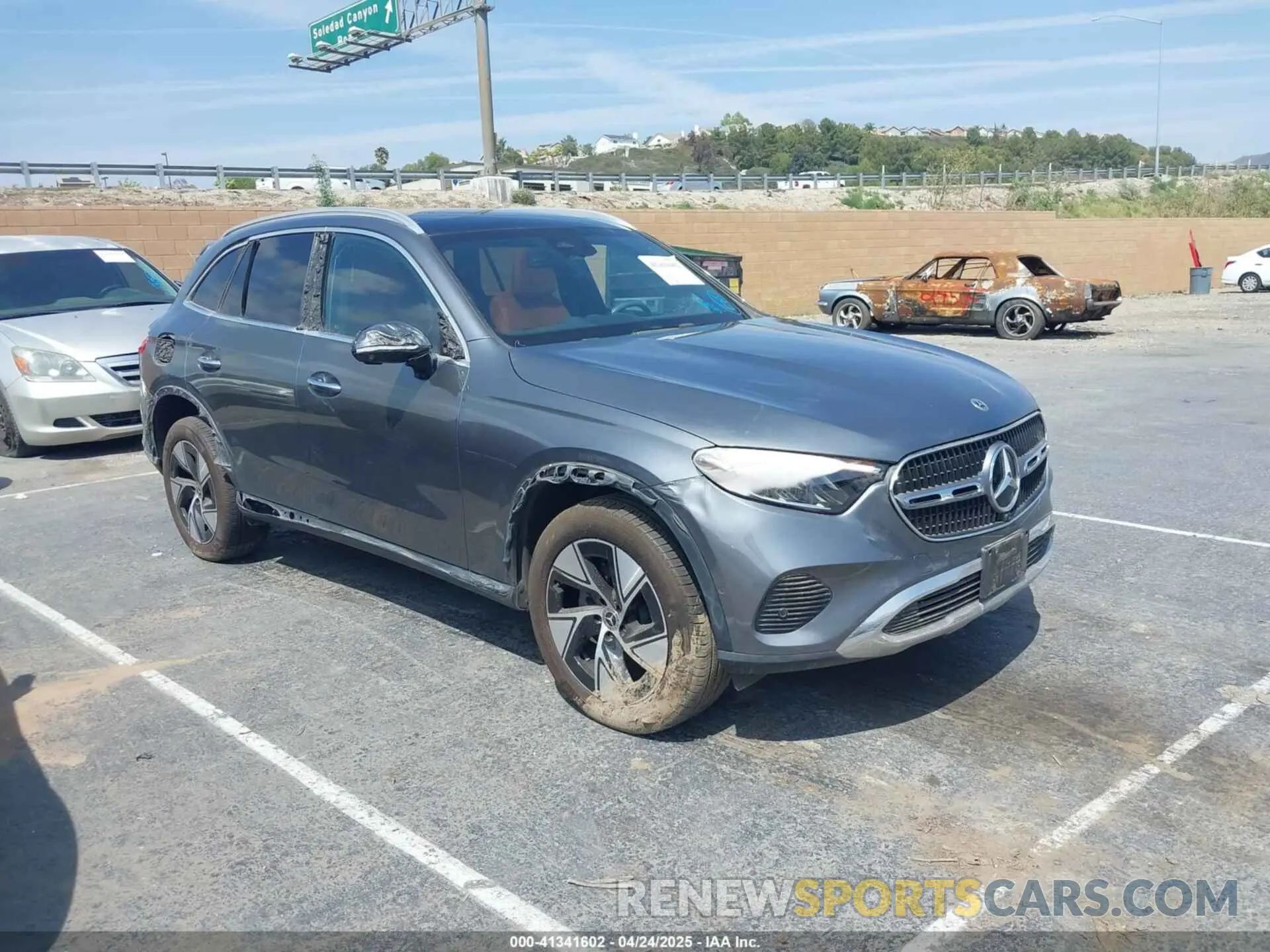 1 fotografías del automóvil dañado W1NKM4HB5PU028110 MERCEDES-BENZ GLC 300 2023