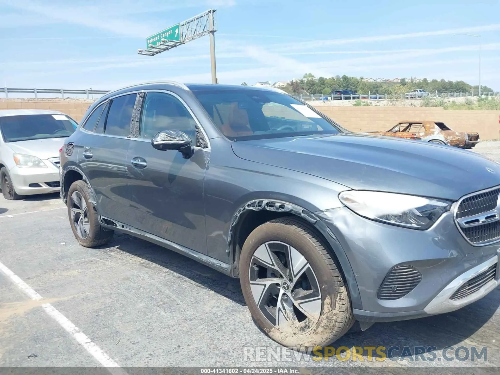 6 fotografías del automóvil dañado W1NKM4HB5PU028110 MERCEDES-BENZ GLC 300 2023
