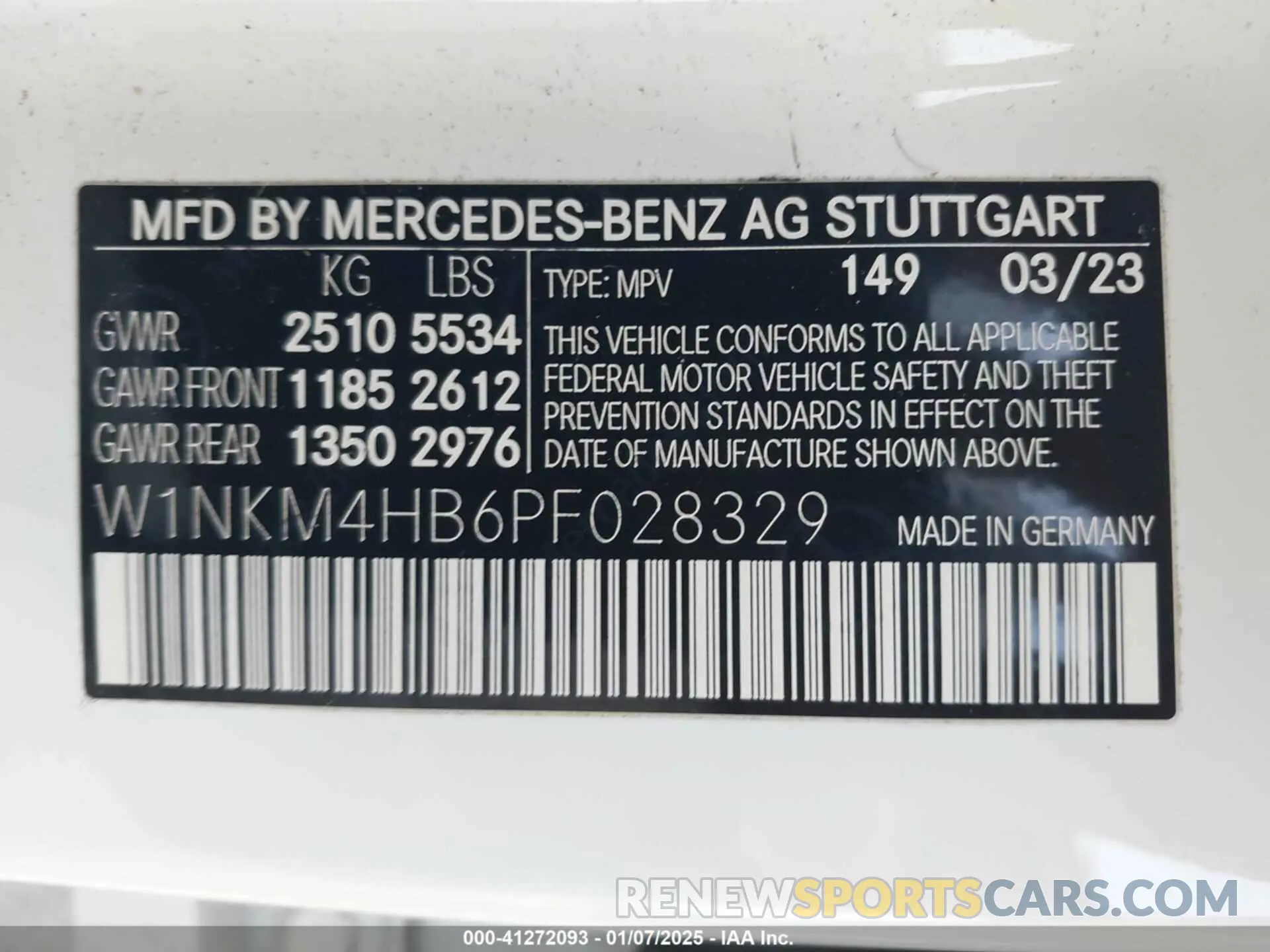 9 fotografías del automóvil dañado W1NKM4HB6PF028329 MERCEDES-BENZ GLC 300 2023