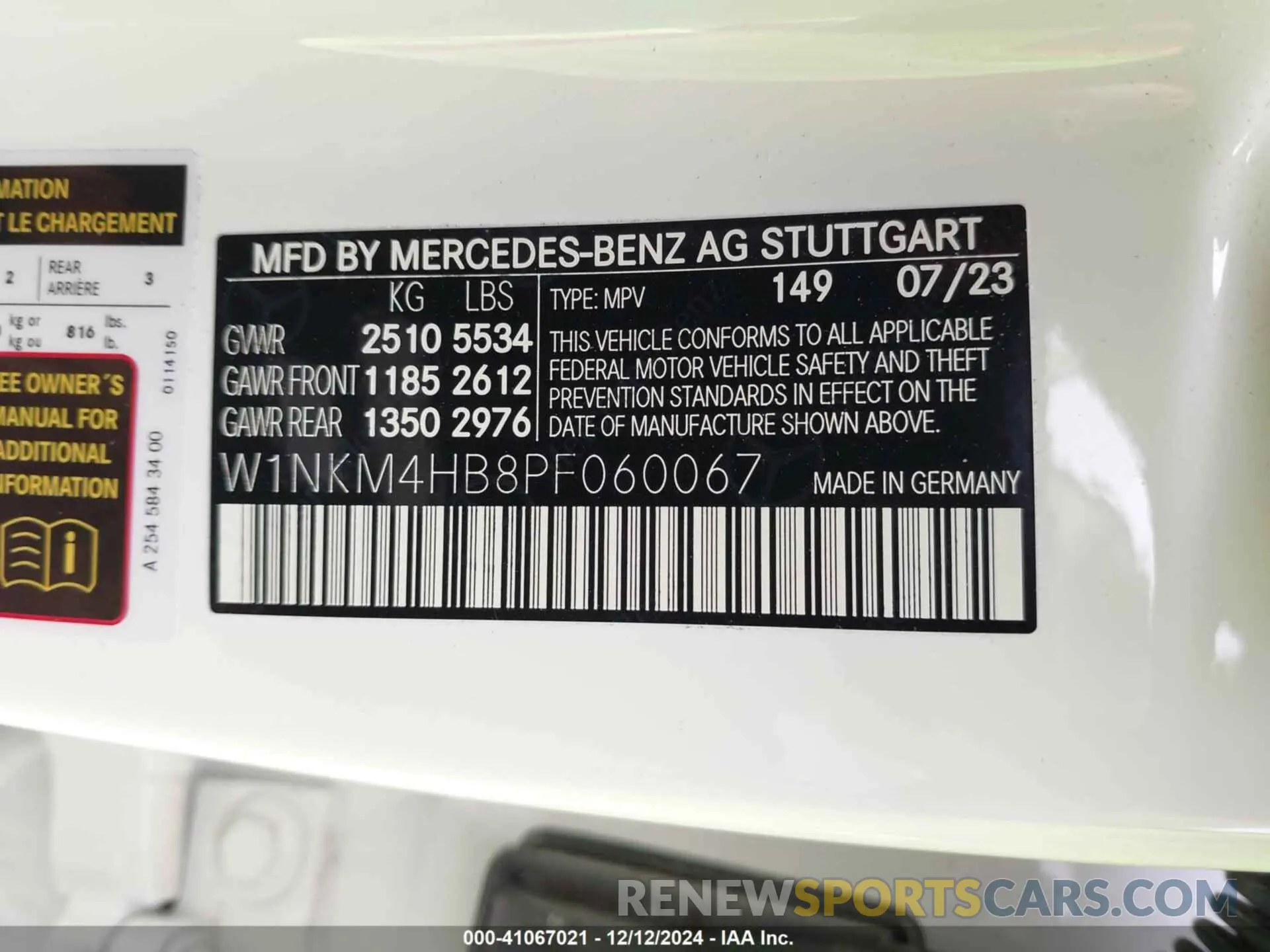 9 fotografías del automóvil dañado W1NKM4HB8PF060067 MERCEDES-BENZ GLC 300 2023