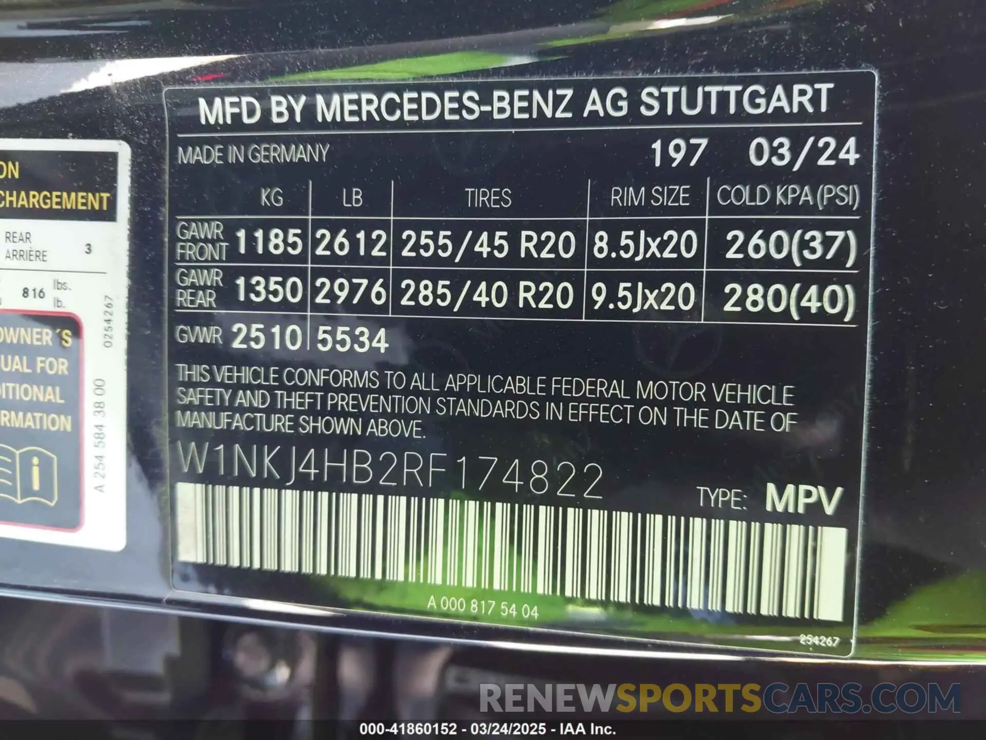 9 fotografías del automóvil dañado W1NKJ4HB2RF174822 MERCEDES-BENZ GLC 300 2024