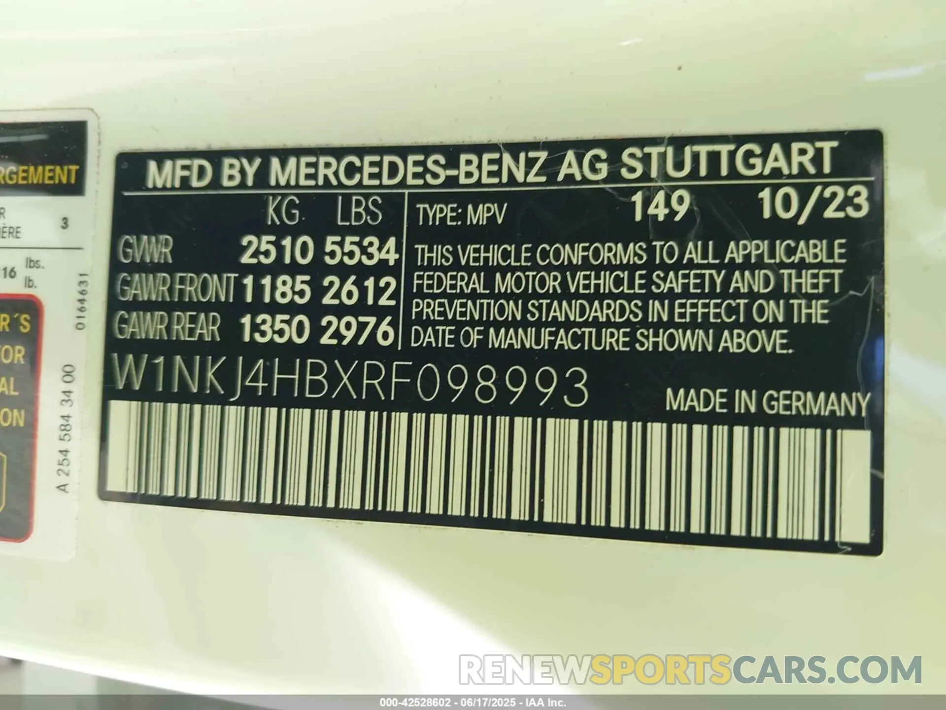 9 fotografías del automóvil dañado W1NKJ4HBXRF098993 MERCEDES-BENZ GLC 300 2024