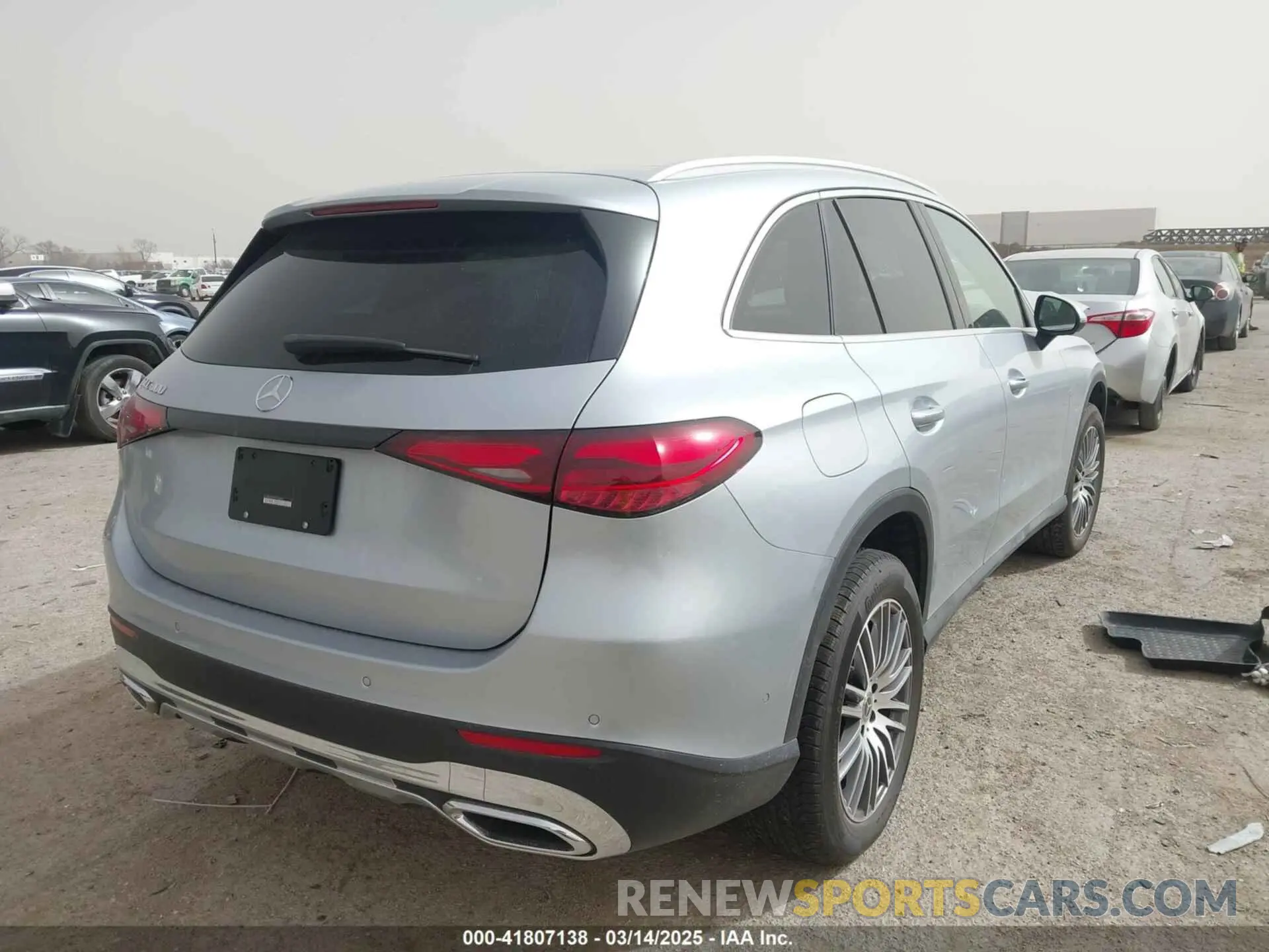 4 fotografías del automóvil dañado W1NKM4GB3RF194859 MERCEDES-BENZ GLC 300 2024