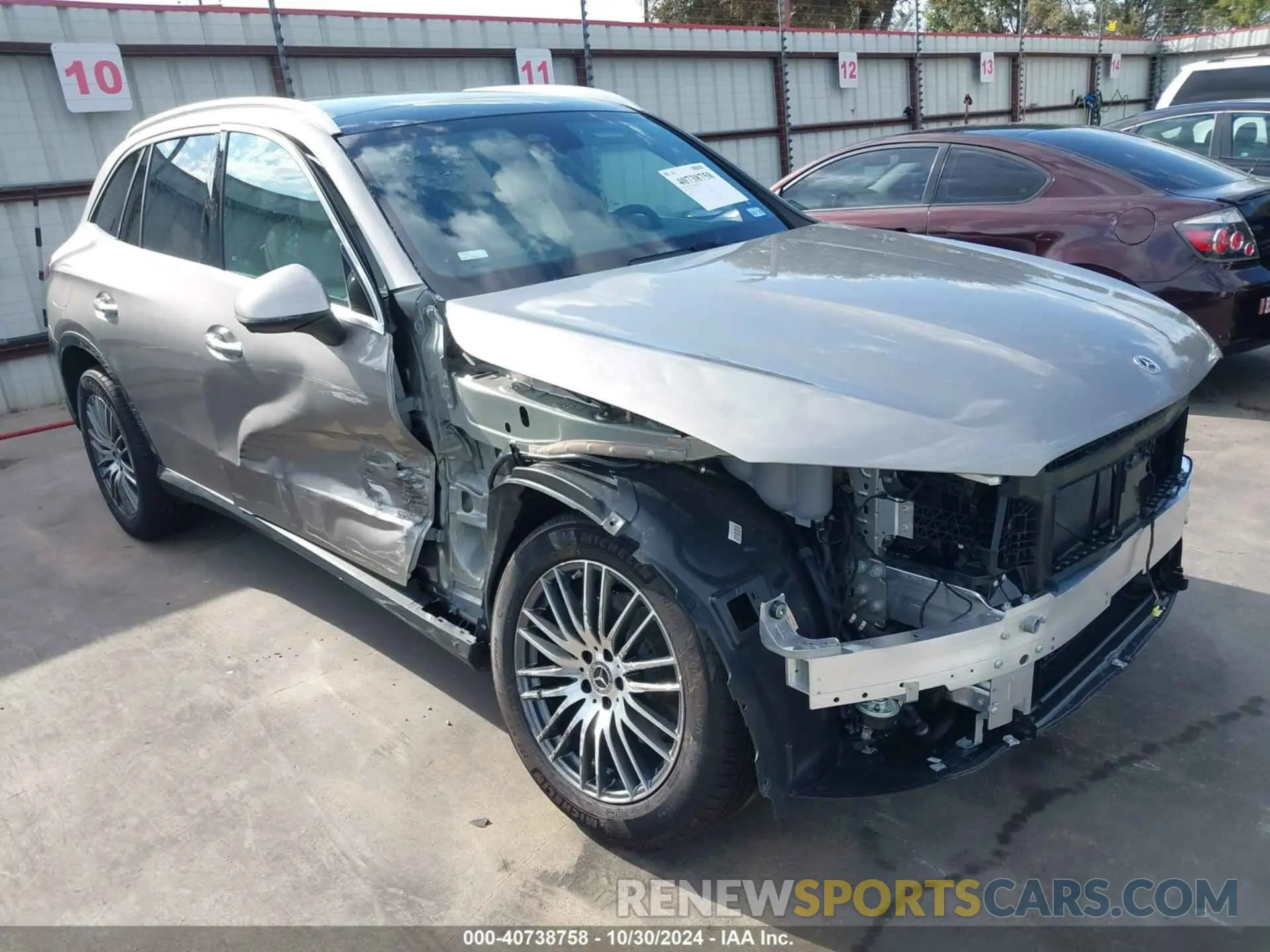 1 fotografías del automóvil dañado W1NKM4GB5RF177402 MERCEDES-BENZ GLC 300 2024