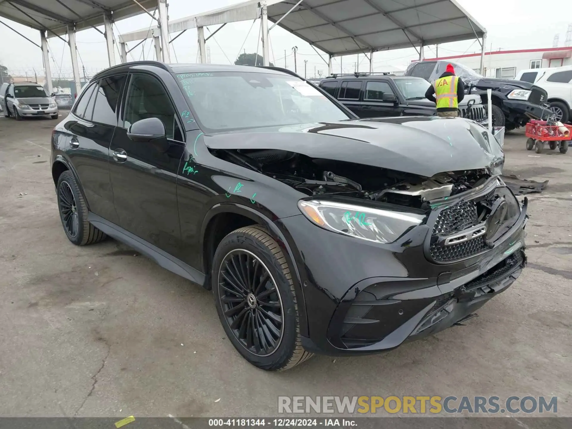 1 fotografías del automóvil dañado W1NKM4HB3RF101806 MERCEDES-BENZ GLC 300 2024