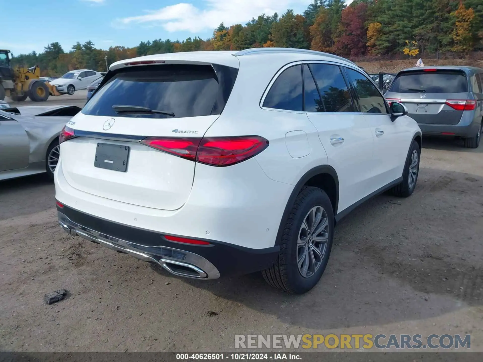 4 fotografías del automóvil dañado W1NKM4HB3RF232234 MERCEDES-BENZ GLC 300 2024