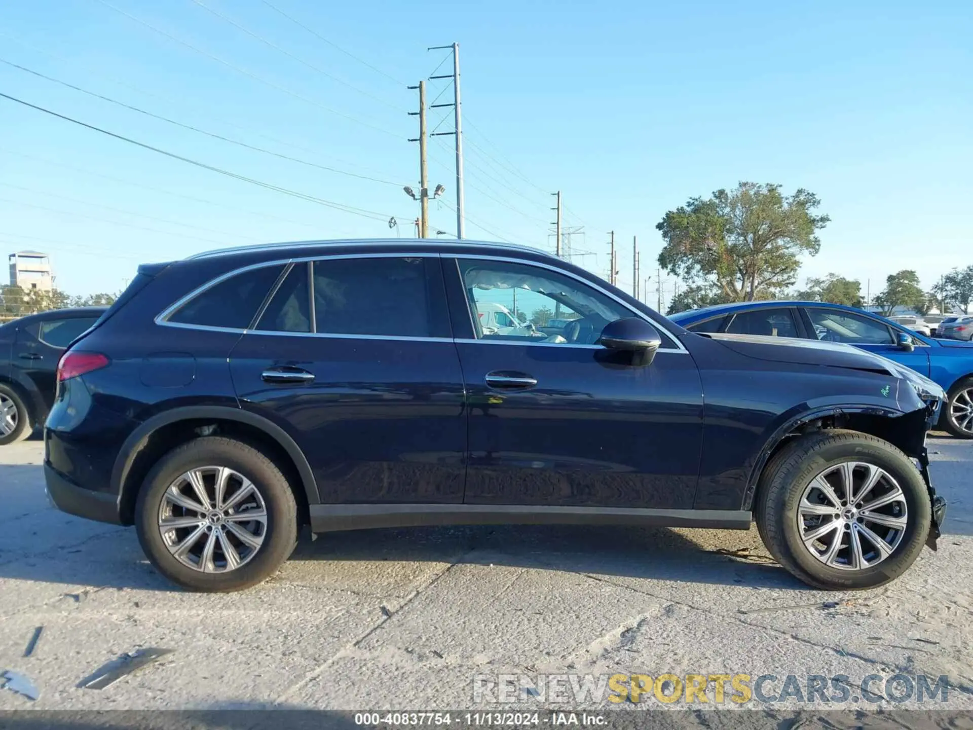 14 fotografías del automóvil dañado W1NKM4HB4RF080772 MERCEDES-BENZ GLC 300 2024