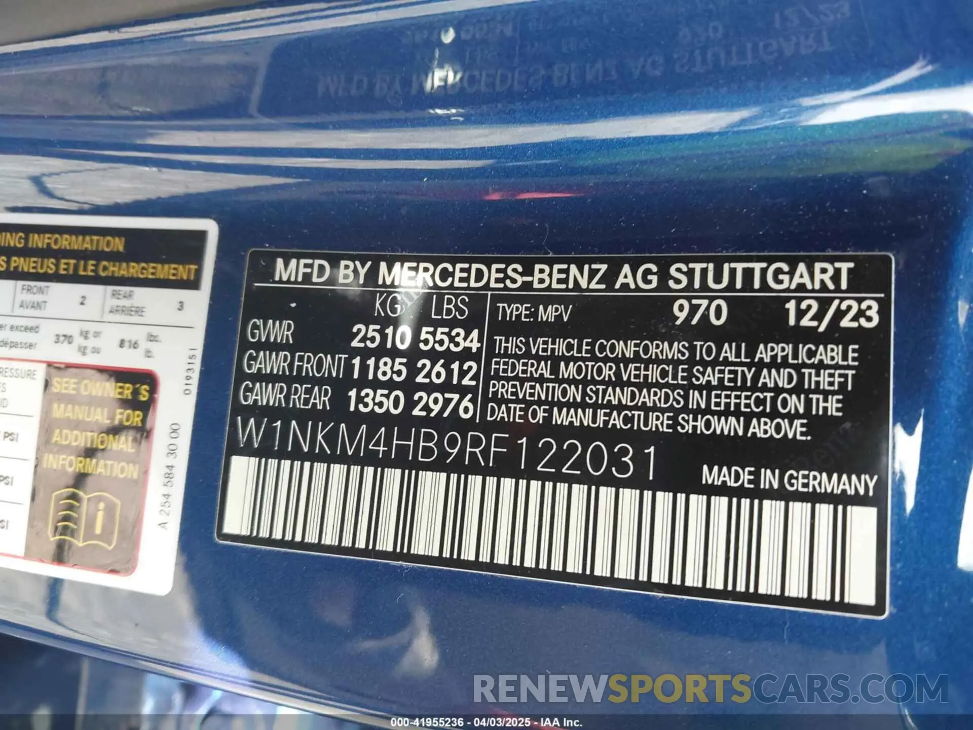 9 fotografías del automóvil dañado W1NKM4HB9RF122031 MERCEDES-BENZ GLC 300 2024