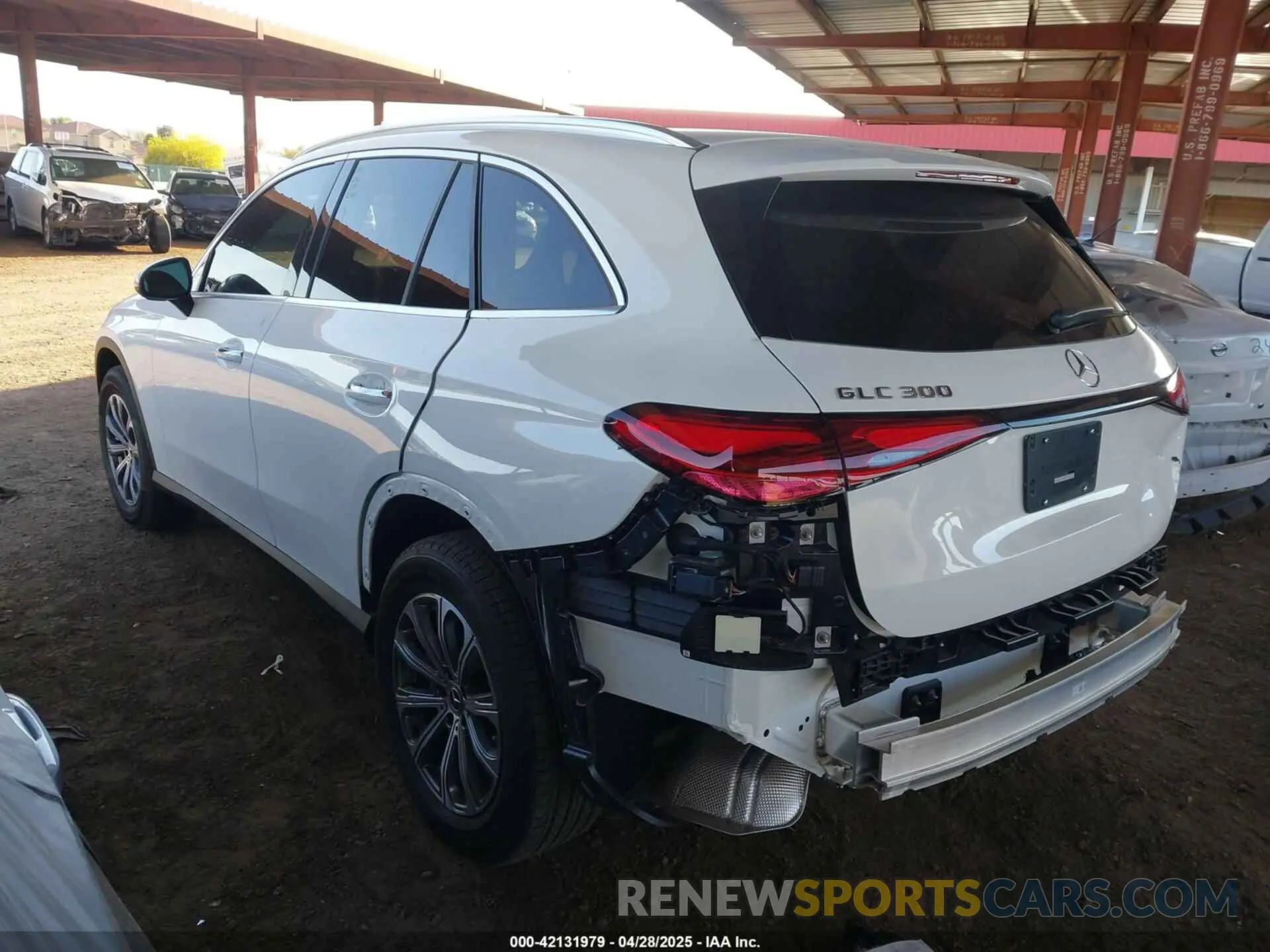 3 fotografías del automóvil dañado W1NKM4GB3SF274362 MERCEDES-BENZ GLC 300 2025