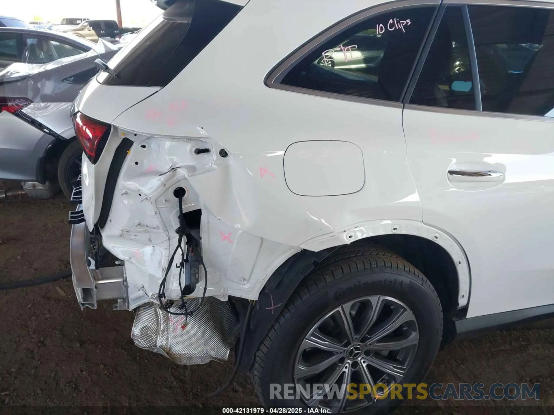 6 fotografías del automóvil dañado W1NKM4GB3SF274362 MERCEDES-BENZ GLC 300 2025