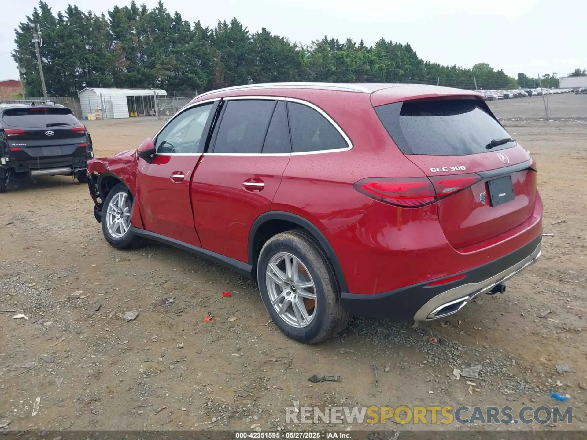 3 fotografías del automóvil dañado W1NKM4HB9SF239050 MERCEDES-BENZ GLC 300 2025