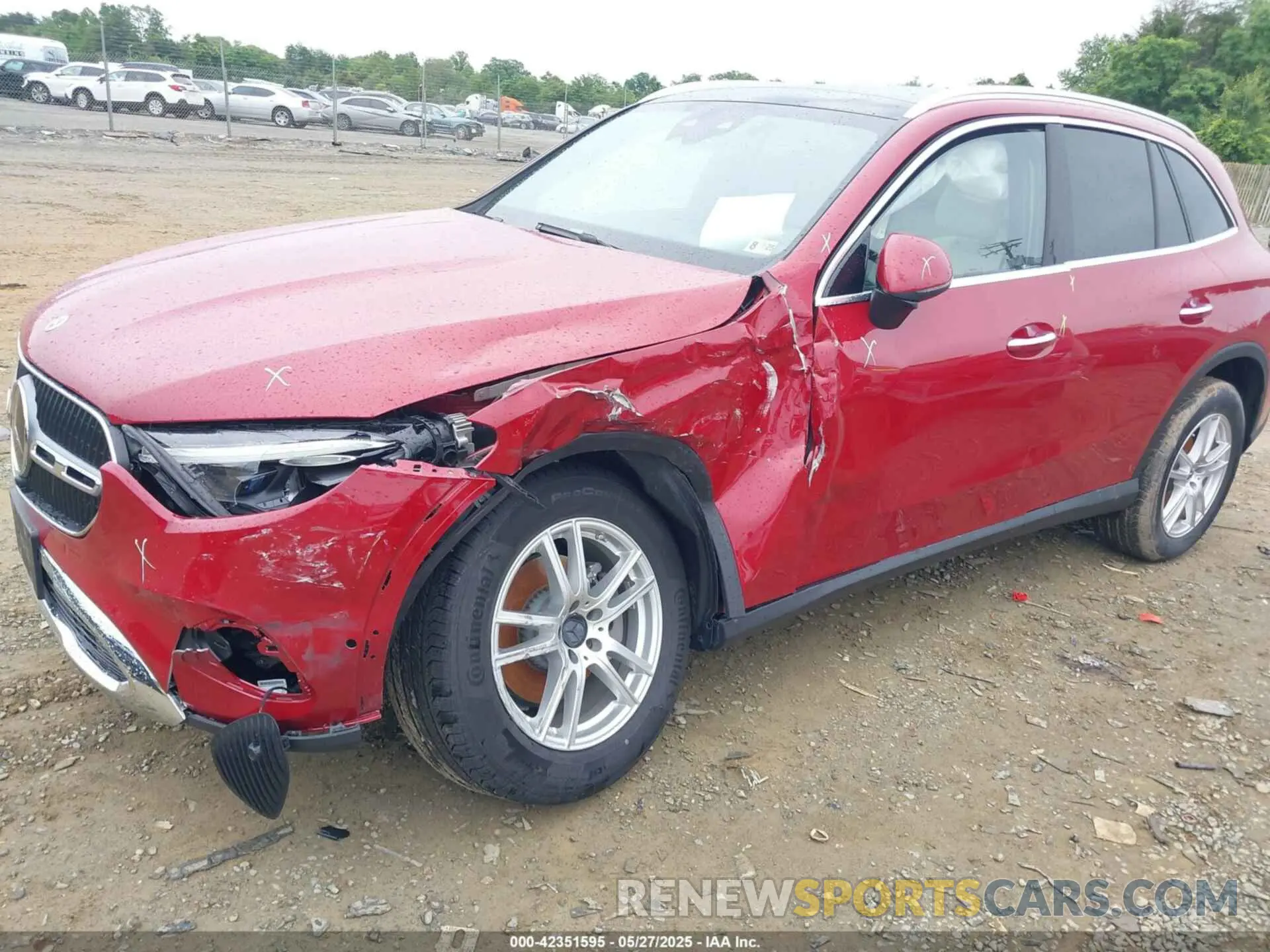 6 fotografías del automóvil dañado W1NKM4HB9SF239050 MERCEDES-BENZ GLC 300 2025