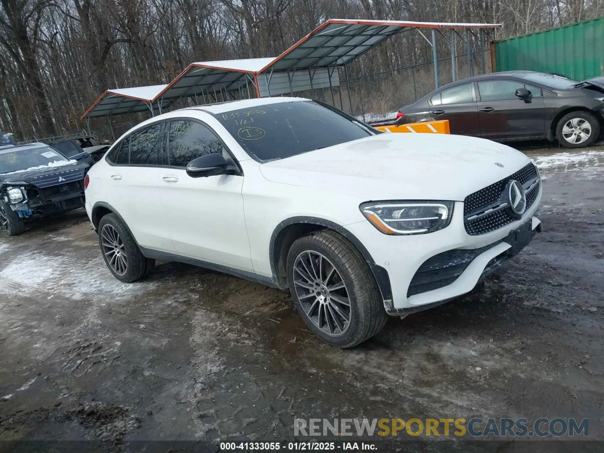1 fotografías del automóvil dañado W1N0J8EB1LF858965 MERCEDES-BENZ GLC 300 COUPE 2020