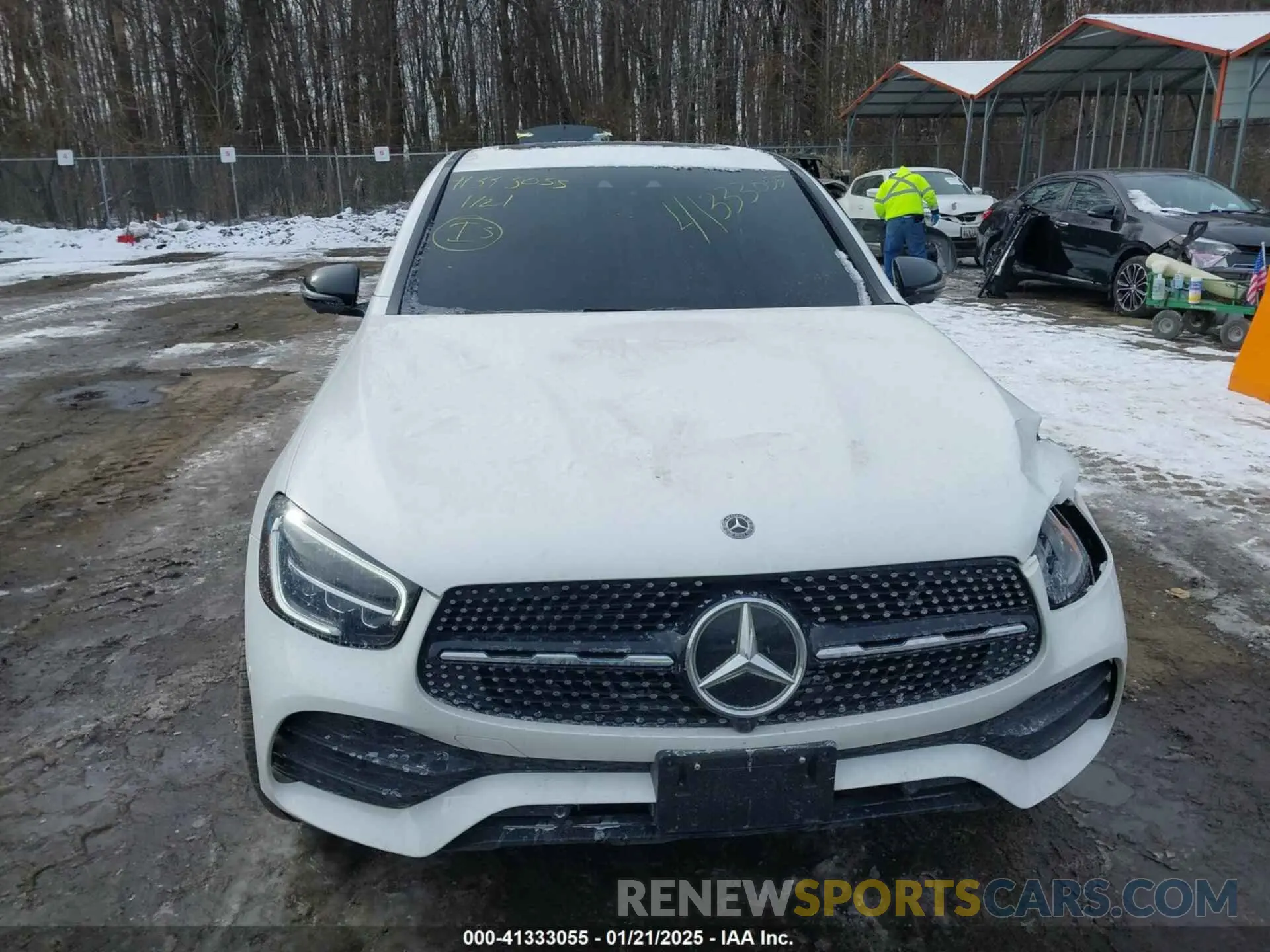 12 fotografías del automóvil dañado W1N0J8EB1LF858965 MERCEDES-BENZ GLC 300 COUPE 2020