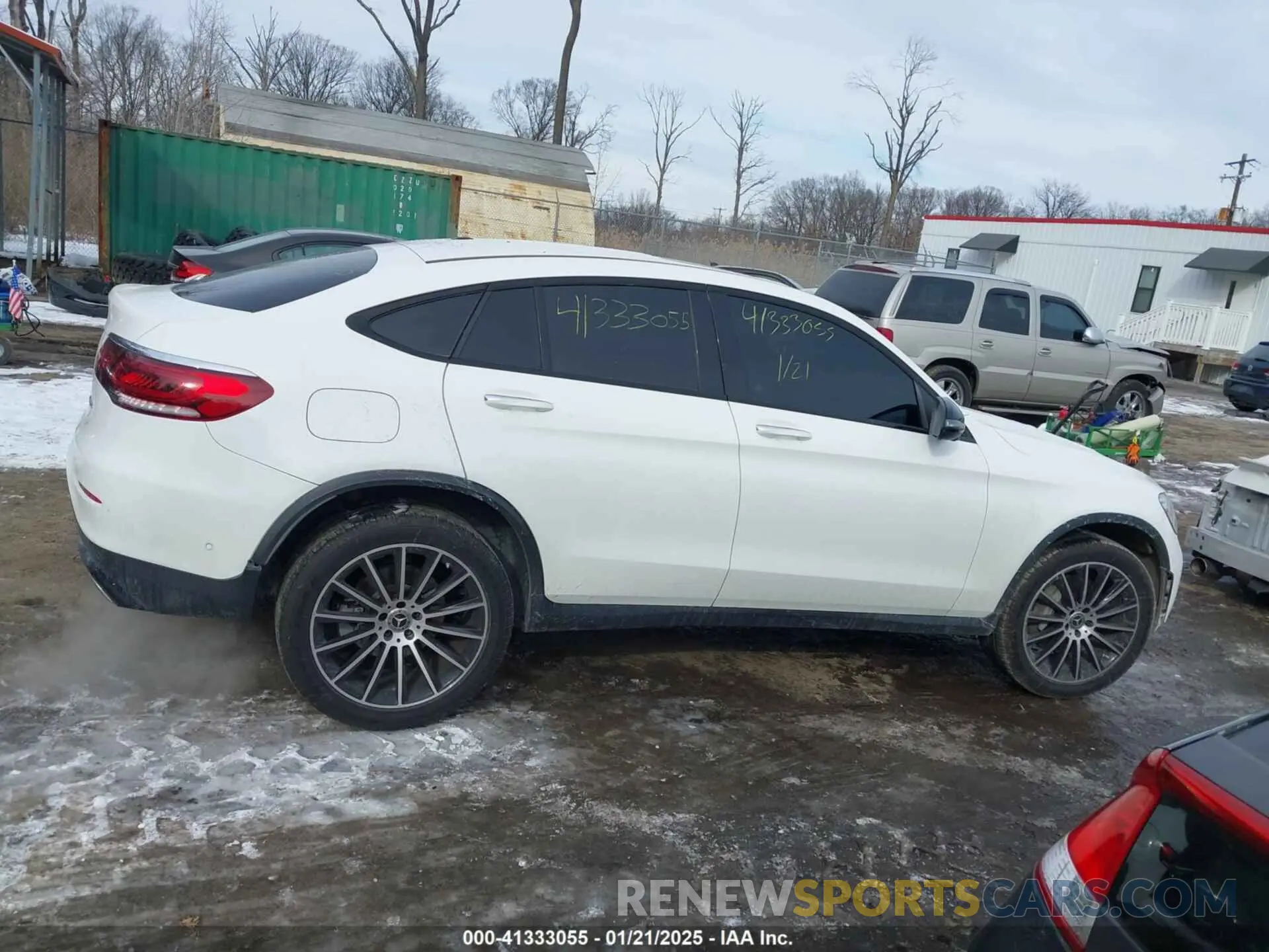 13 fotografías del automóvil dañado W1N0J8EB1LF858965 MERCEDES-BENZ GLC 300 COUPE 2020