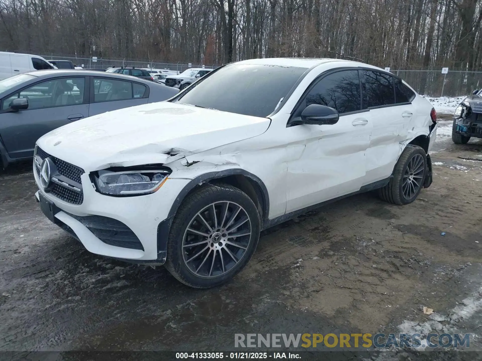 2 fotografías del automóvil dañado W1N0J8EB1LF858965 MERCEDES-BENZ GLC 300 COUPE 2020