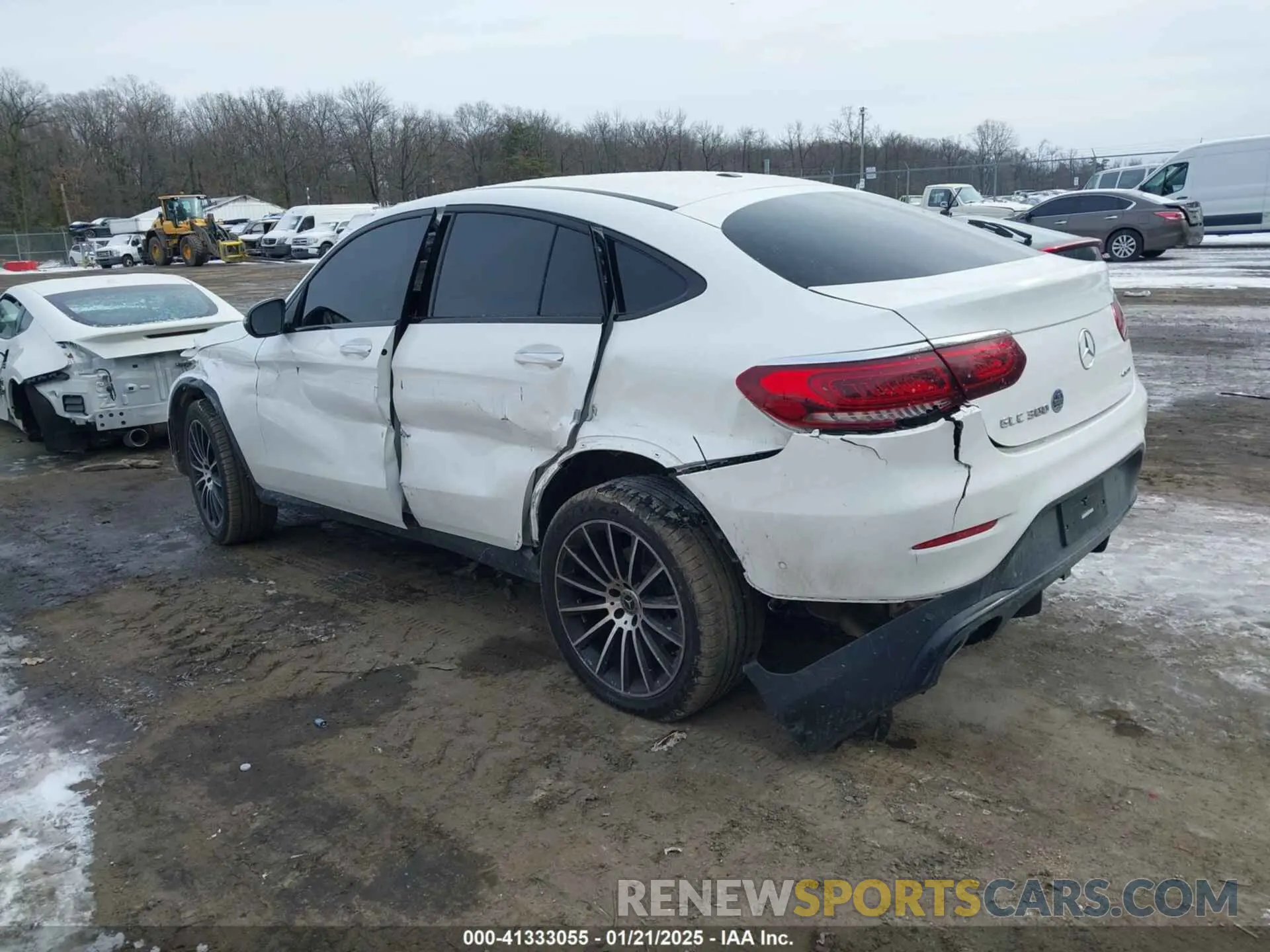 3 fotografías del automóvil dañado W1N0J8EB1LF858965 MERCEDES-BENZ GLC 300 COUPE 2020