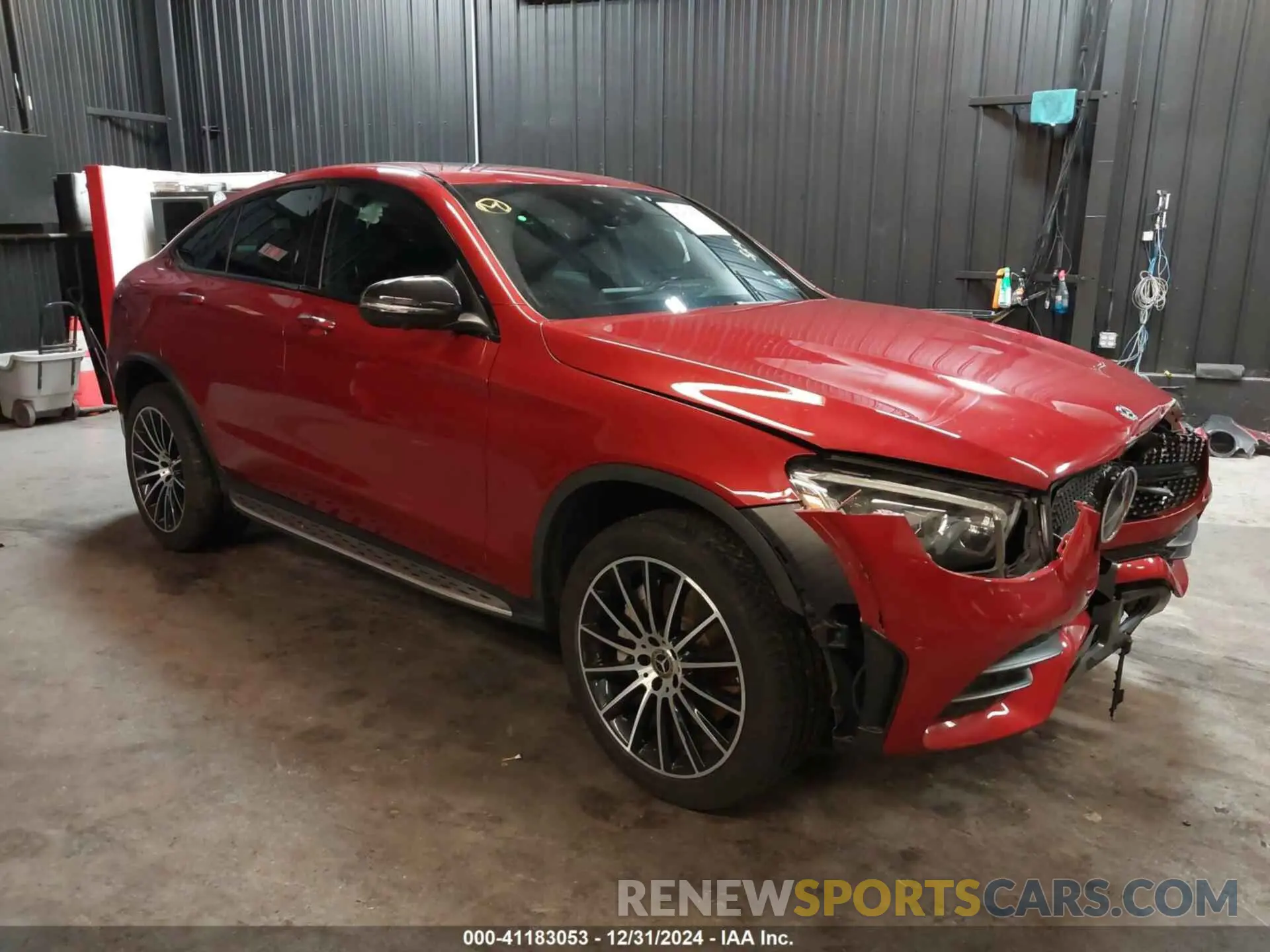 1 fotografías del automóvil dañado WDC0J8EB5LF673593 MERCEDES-BENZ GLC 300 COUPE 2020