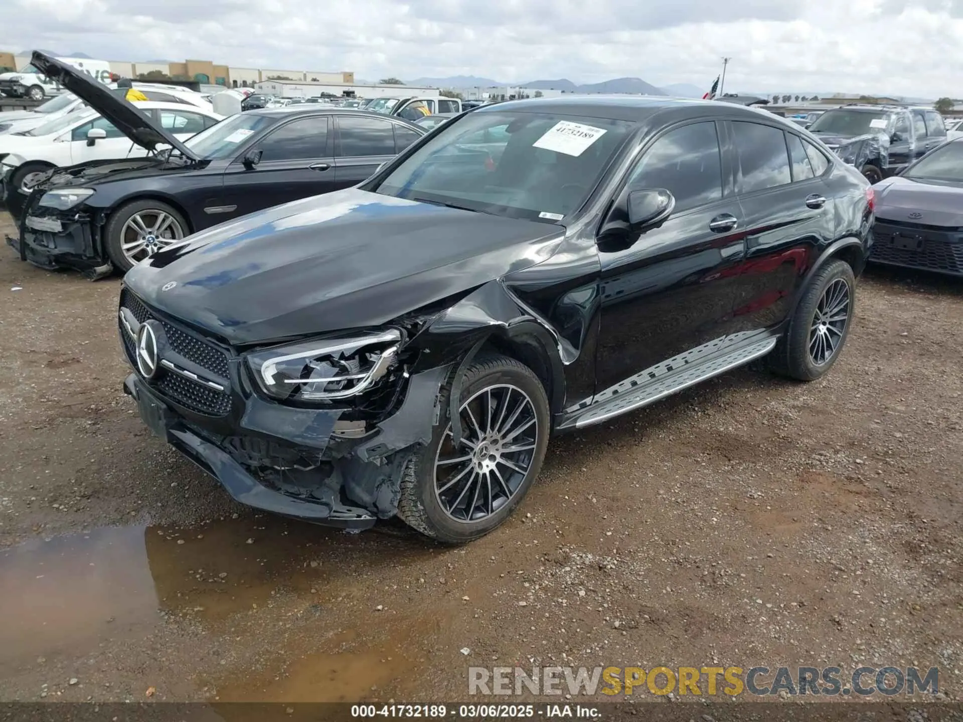 2 fotografías del automóvil dañado WDC0J8EB6LF752366 MERCEDES-BENZ GLC 300 COUPE 2020