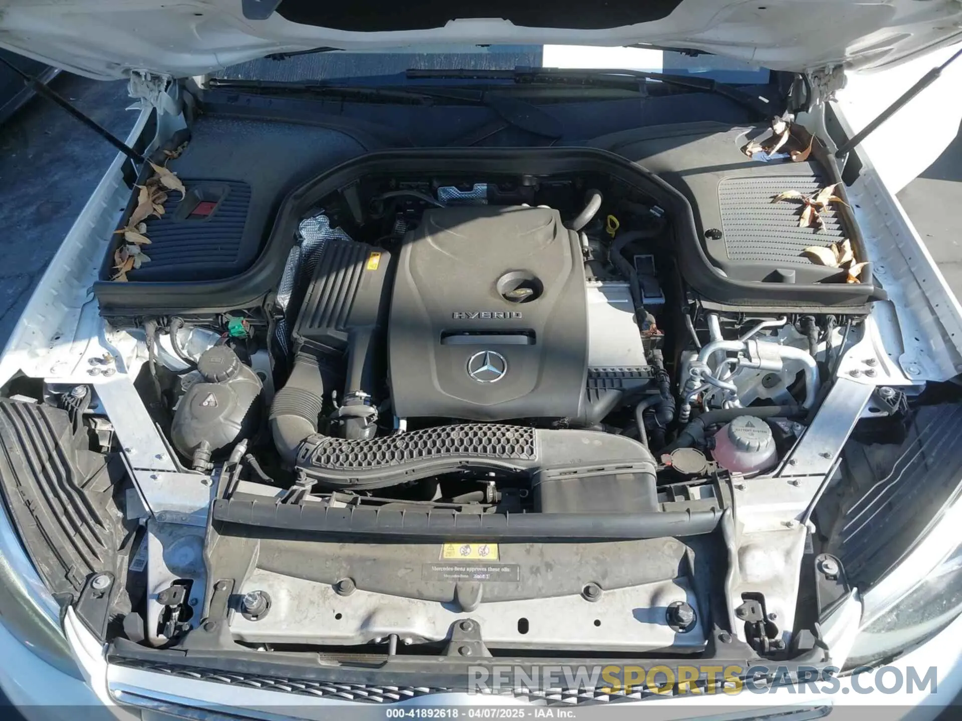 10 fotografías del automóvil dañado WDC0G5EB0KF585613 MERCEDES-BENZ GLC 350E 2019