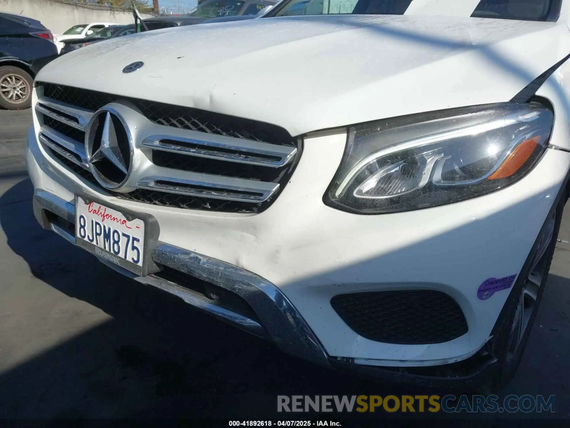 19 fotografías del automóvil dañado WDC0G5EB0KF585613 MERCEDES-BENZ GLC 350E 2019