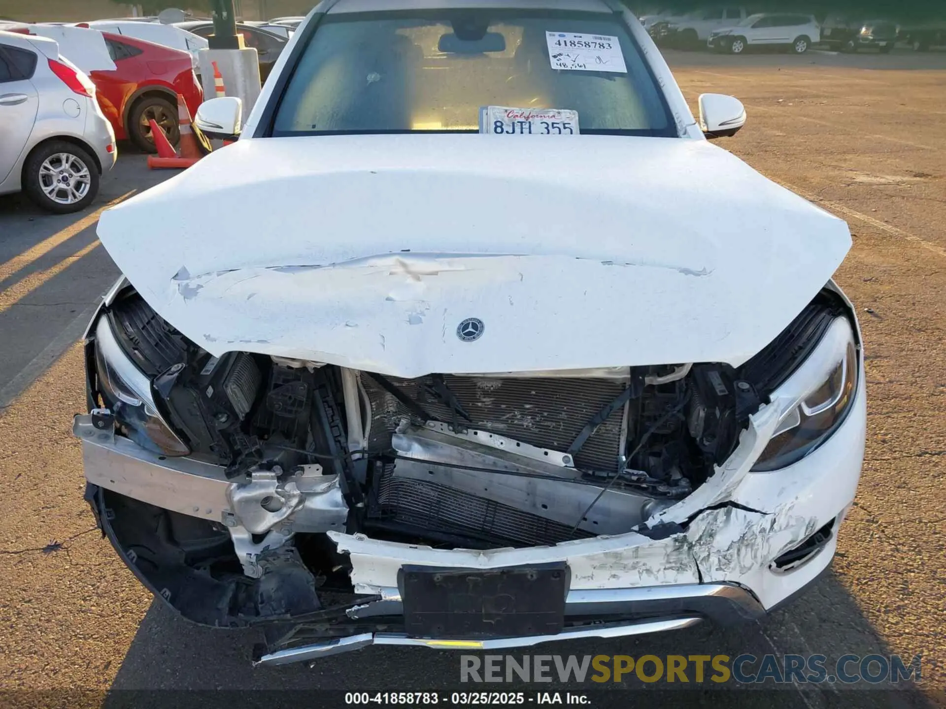 6 fotografías del automóvil dañado WDC0G5EB1KF519491 MERCEDES-BENZ GLC 350E 2019