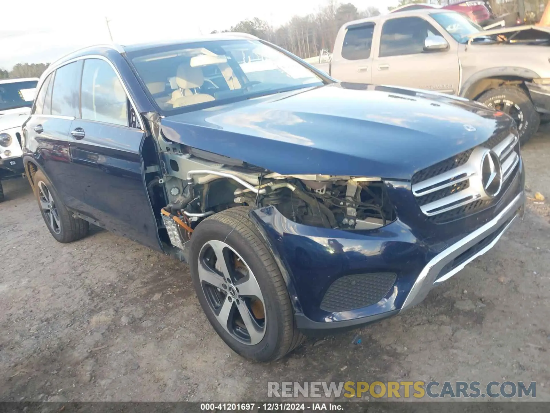 1 fotografías del automóvil dañado WDC0G5EB4KF517685 MERCEDES-BENZ GLC 350E 2019