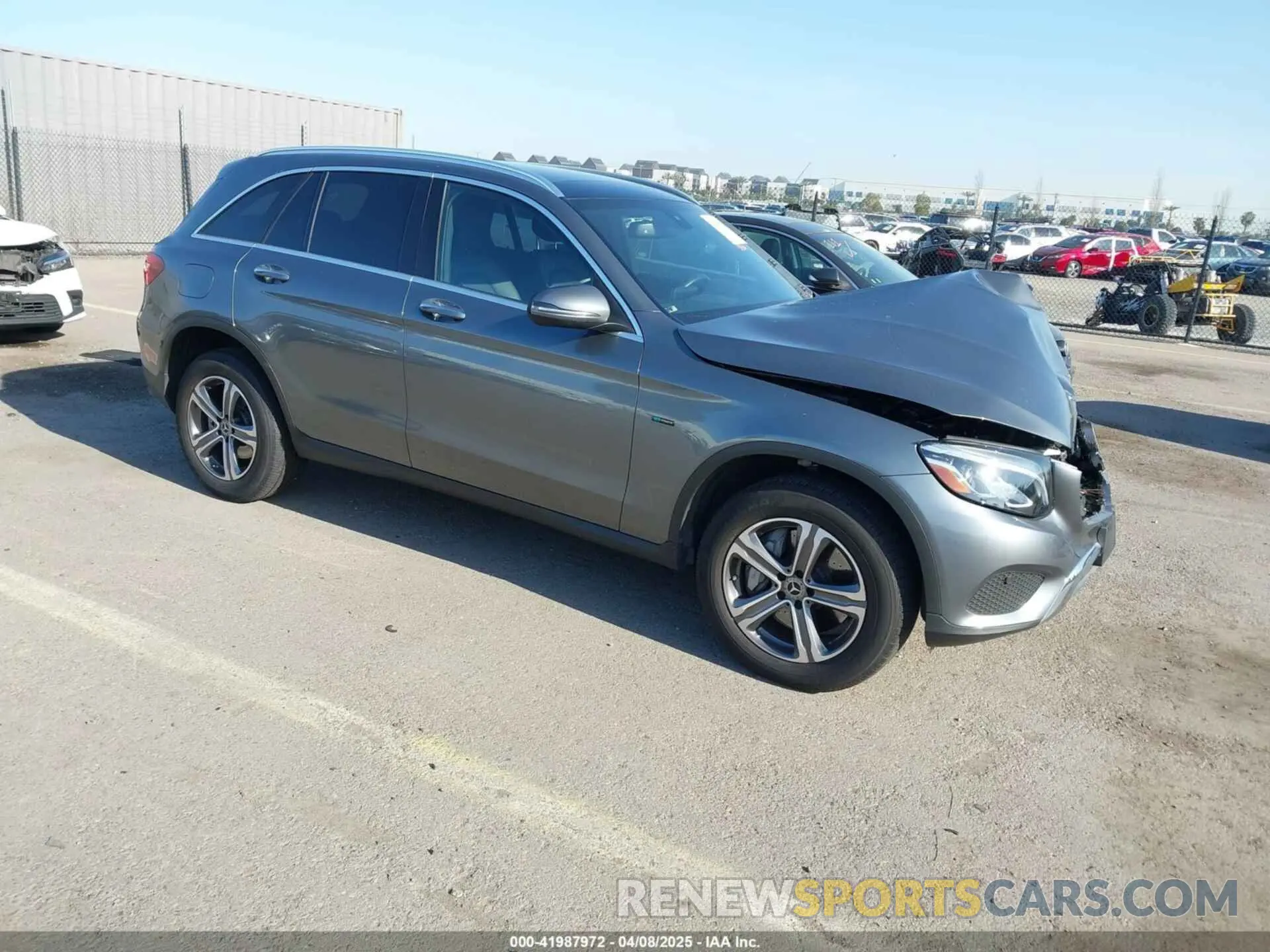1 fotografías del automóvil dañado WDC0G5EB5KF606374 MERCEDES-BENZ GLC 350E 2019