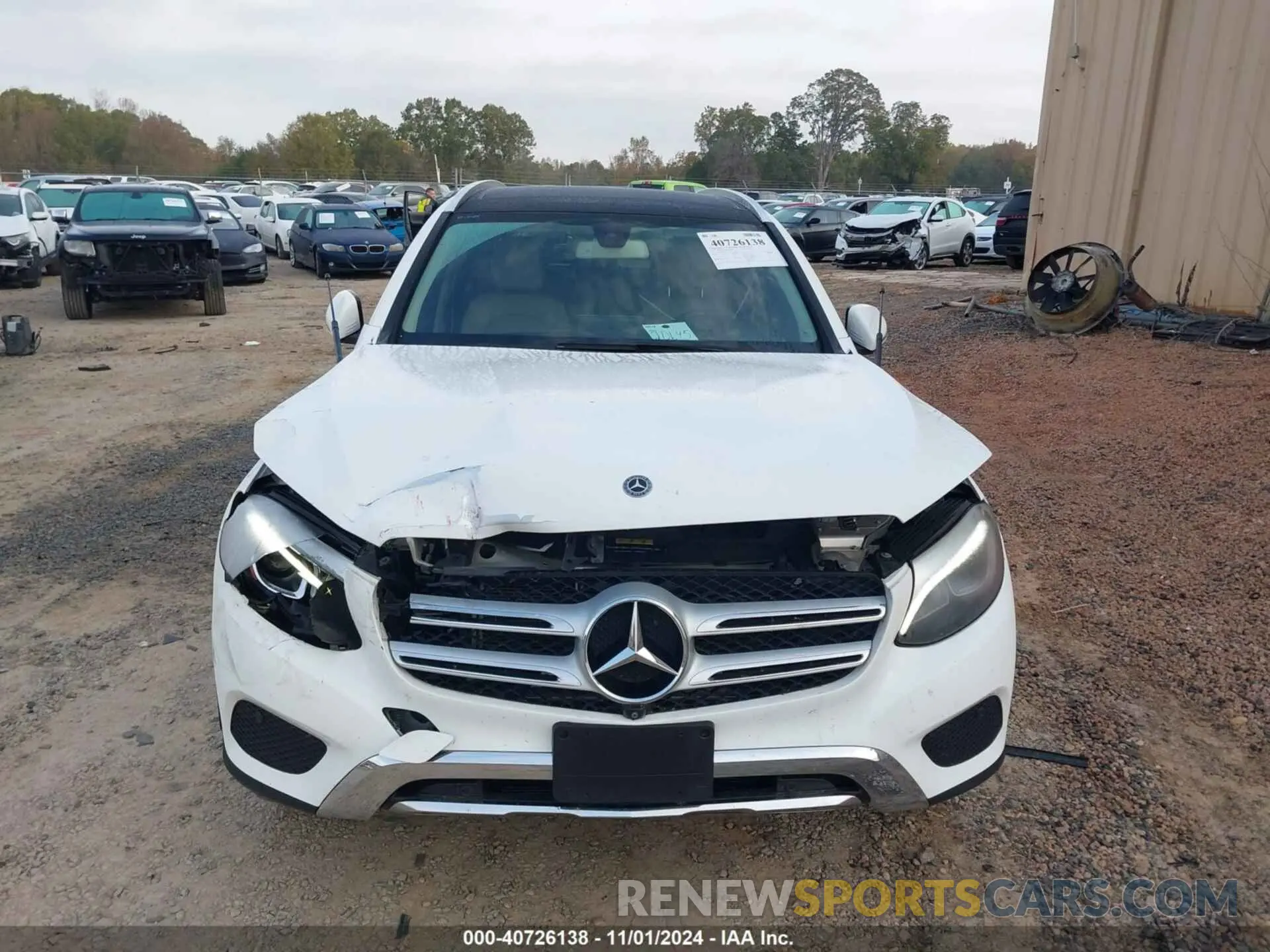 12 fotografías del automóvil dañado WDC0G5EB8KF627199 MERCEDES-BENZ GLC 350E 2019