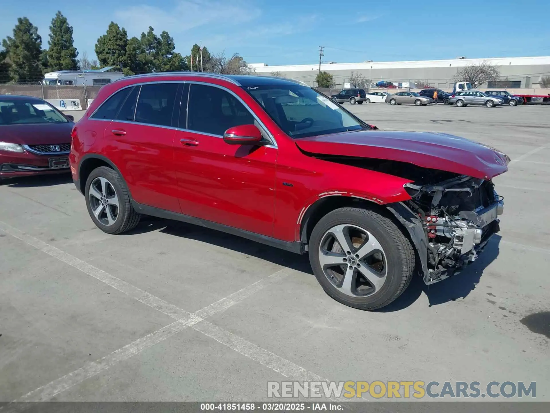 1 fotografías del automóvil dañado WDC0G5EB9KF617426 MERCEDES-BENZ GLC 350E 2019