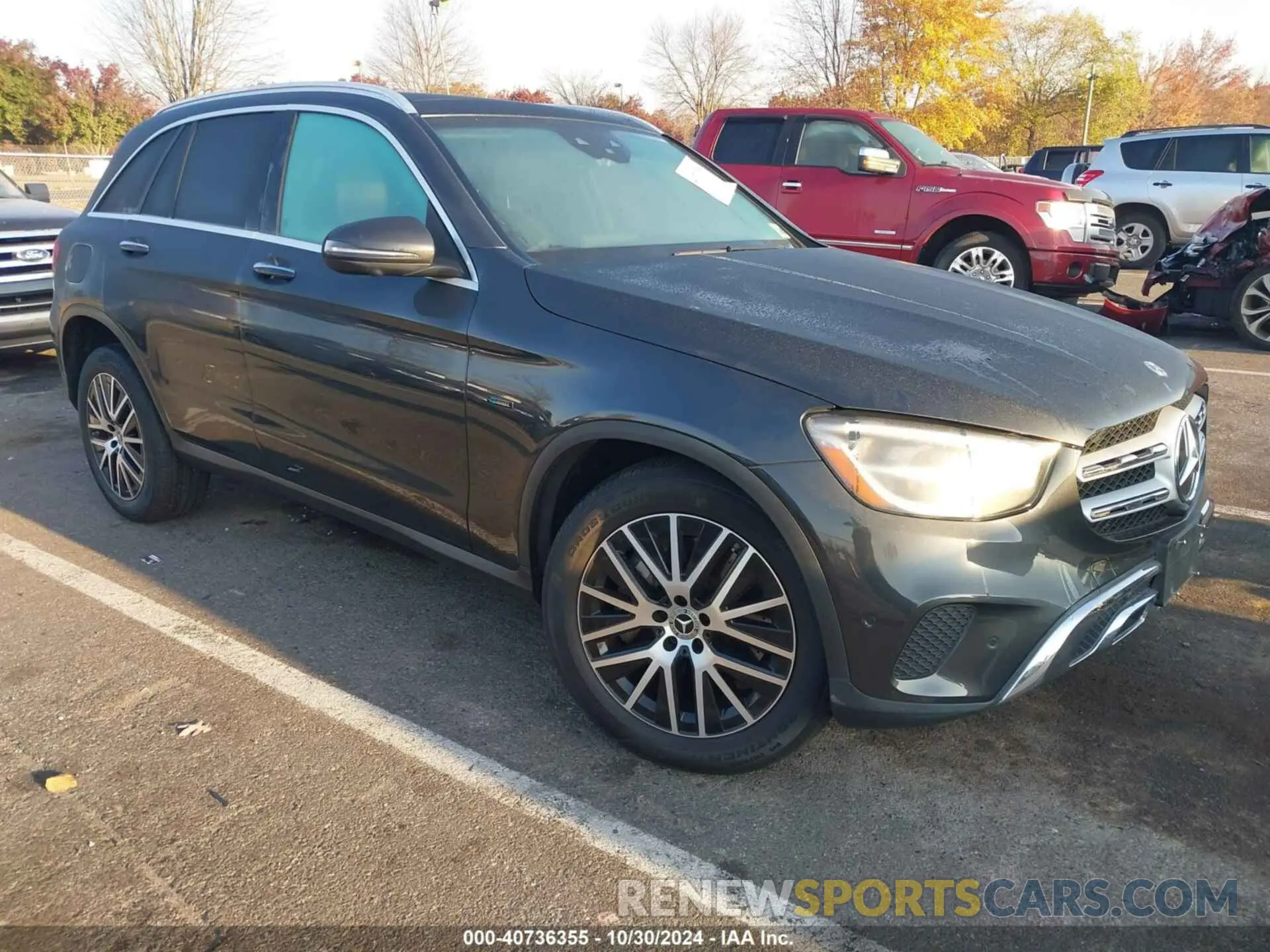 1 fotografías del automóvil dañado W1N0G5DB1LF775227 MERCEDES-BENZ GLC 350E 2020