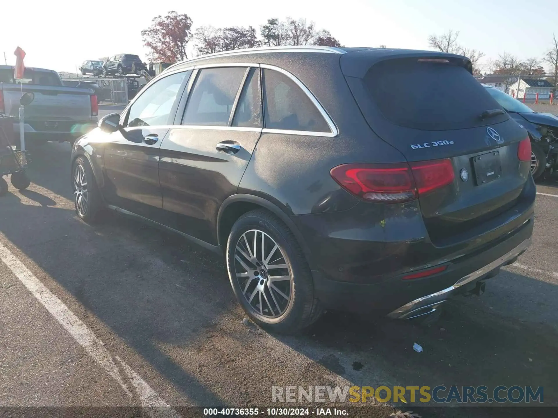 3 fotografías del automóvil dañado W1N0G5DB1LF775227 MERCEDES-BENZ GLC 350E 2020