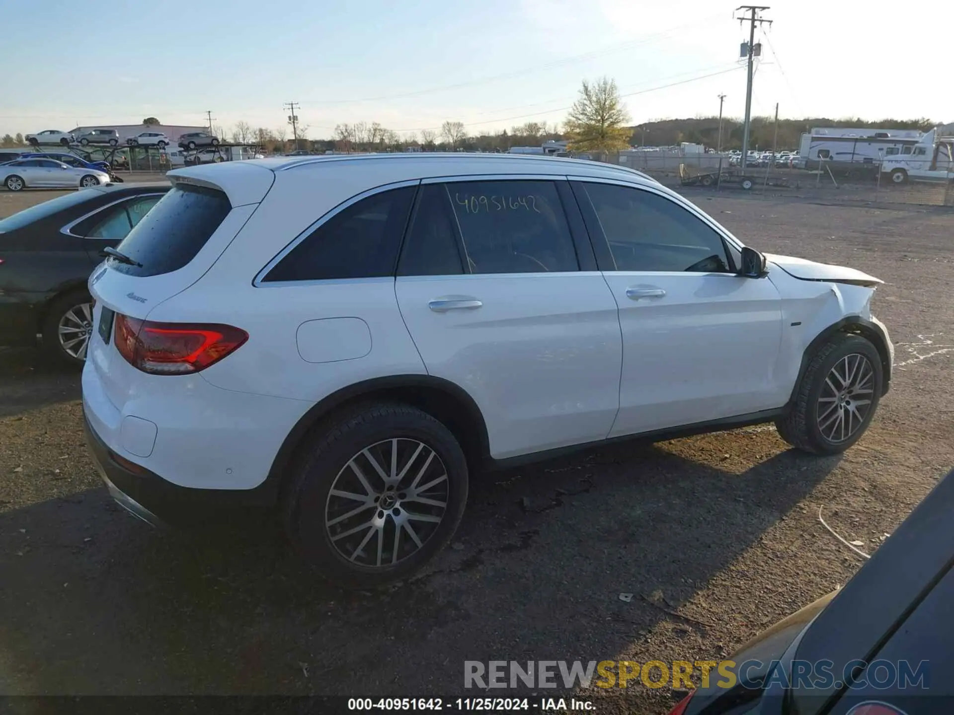 13 fotografías del automóvil dañado W1N0G5DB9LF777307 MERCEDES-BENZ GLC 350E 2020