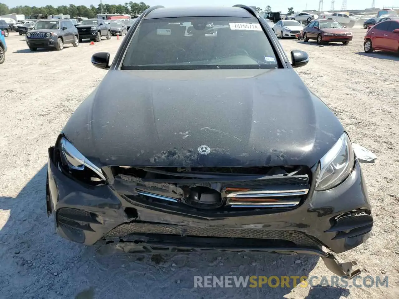 5 fotografías del automóvil dañado WDC0G4JB0KV137152 MERCEDES-BENZ GLC-CLASS 2019