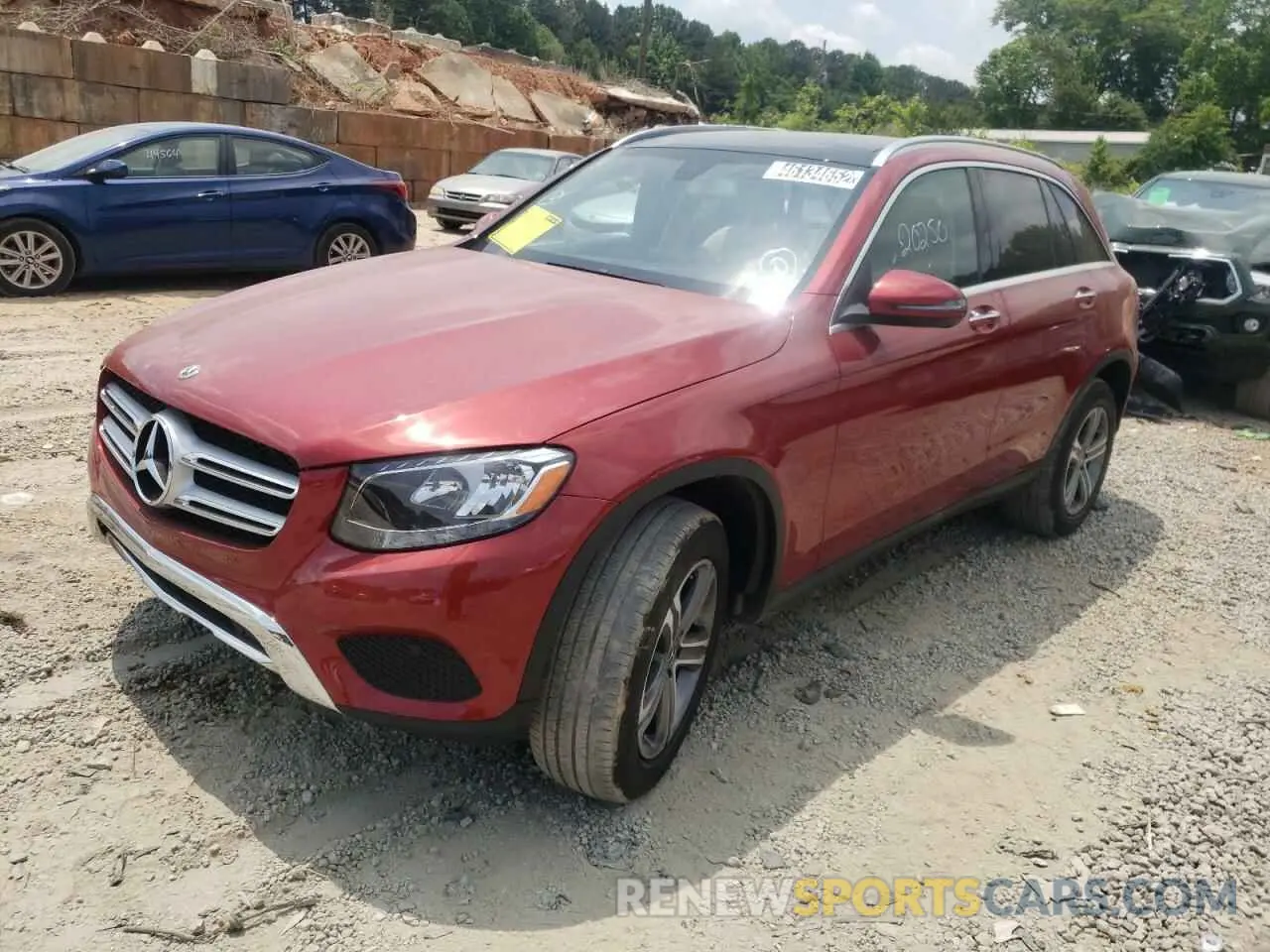 2 fotografías del automóvil dañado WDC0G4JB1KF564821 MERCEDES-BENZ GLC-CLASS 2019