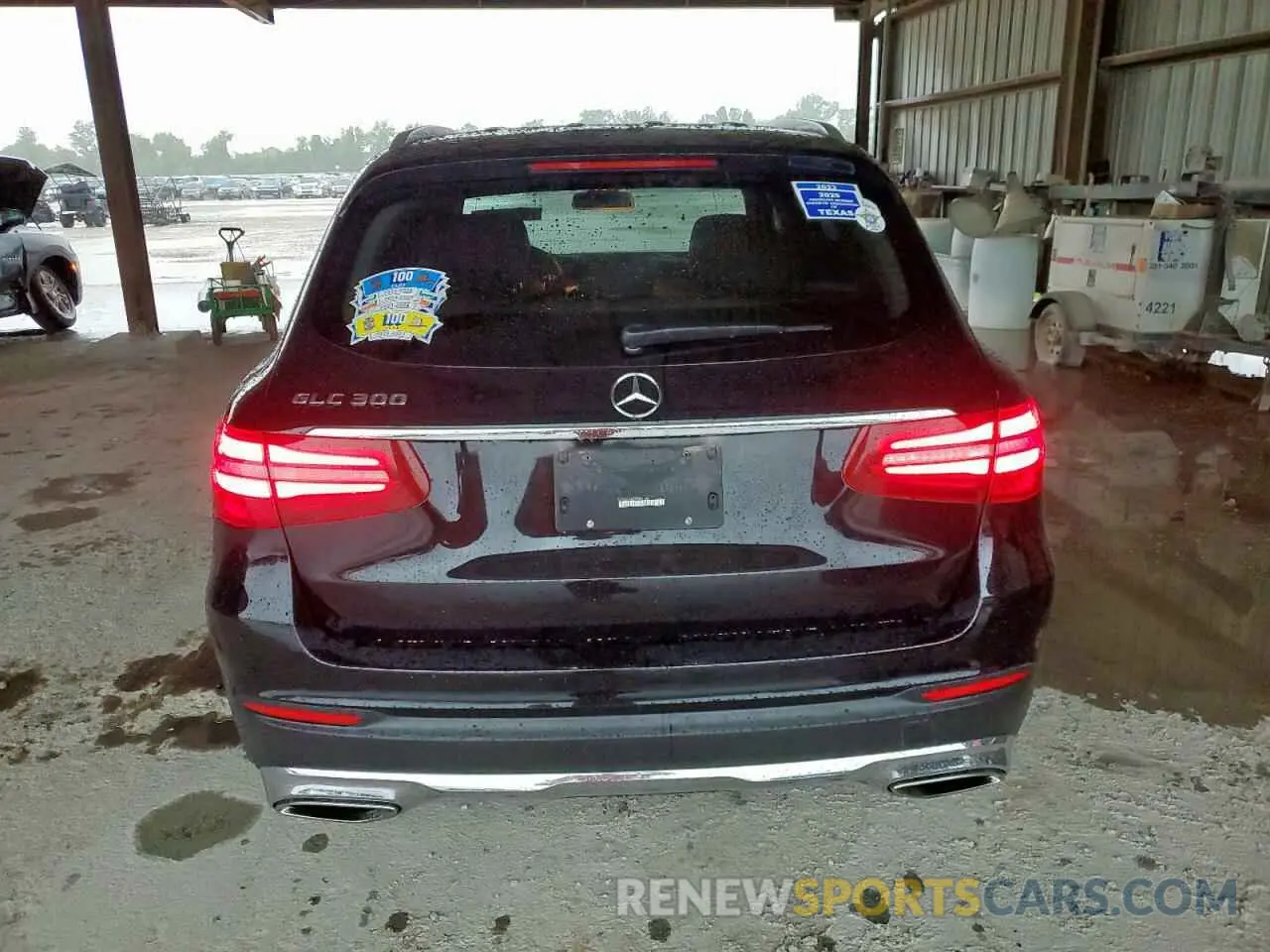 6 fotografías del automóvil dañado WDC0G4JB2KF587198 MERCEDES-BENZ GLC-CLASS 2019