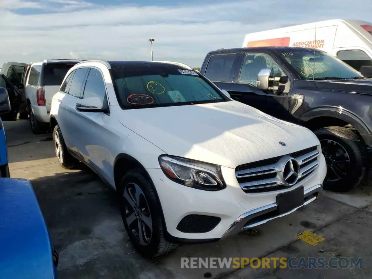 1 fotografías del automóvil dañado WDC0G4JB3KF609855 MERCEDES-BENZ GLC-CLASS 2019