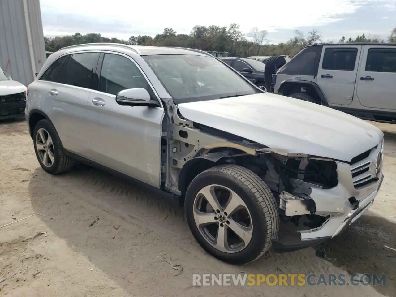 4 fotografías del automóvil dañado WDC0G4JB5KV196567 MERCEDES-BENZ GLC-CLASS 2019