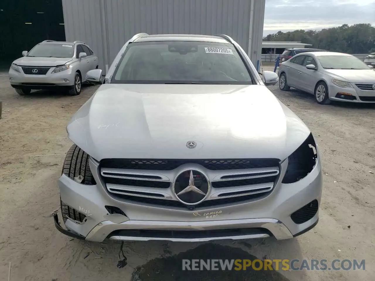5 fotografías del automóvil dañado WDC0G4JB5KV196567 MERCEDES-BENZ GLC-CLASS 2019