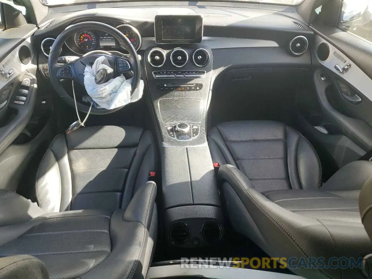 8 fotografías del automóvil dañado WDC0G4JB6KF668057 MERCEDES-BENZ GLC-CLASS 2019