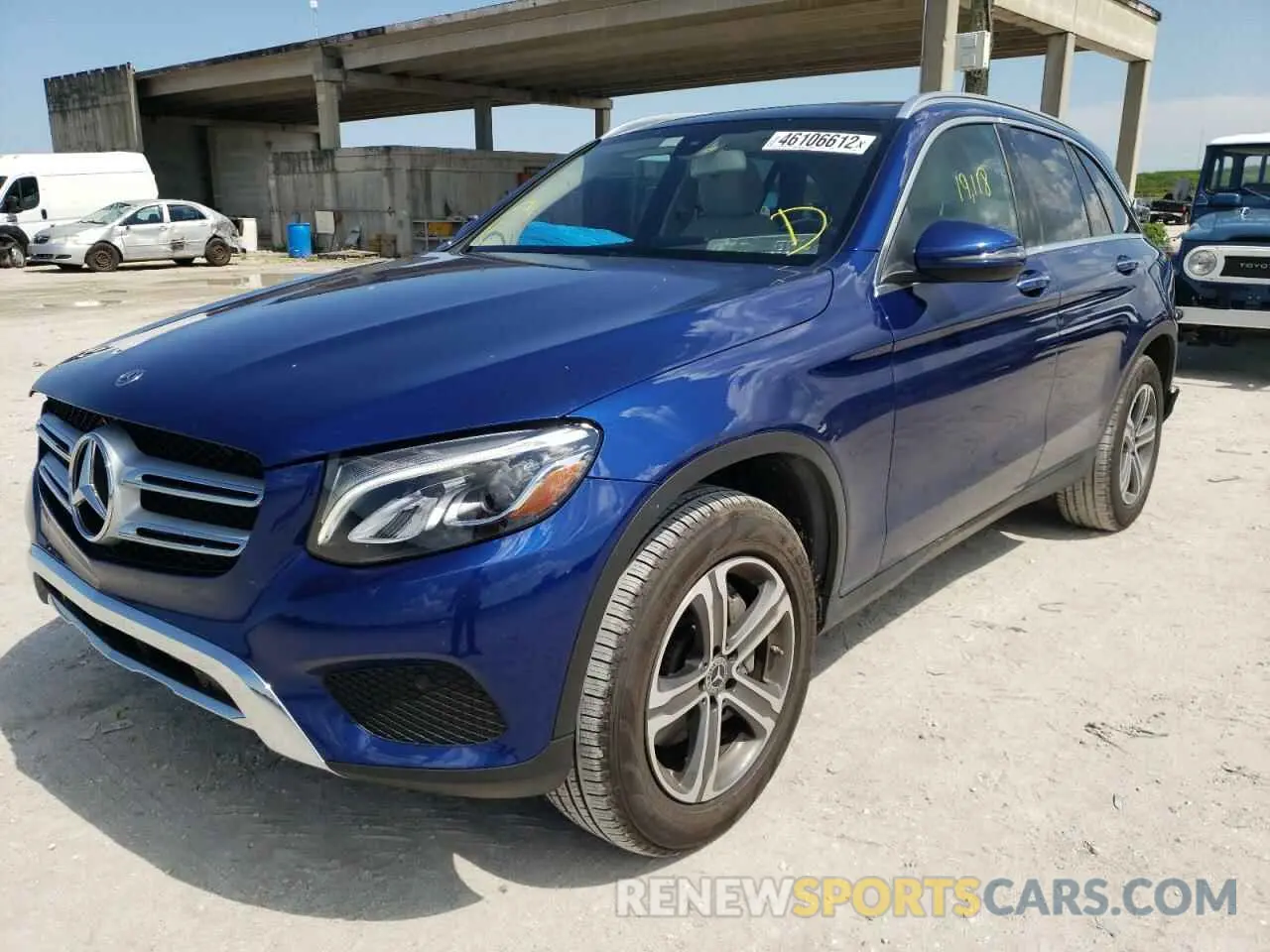 2 fotografías del automóvil dañado WDC0G4JB6KV190129 MERCEDES-BENZ GLC-CLASS 2019